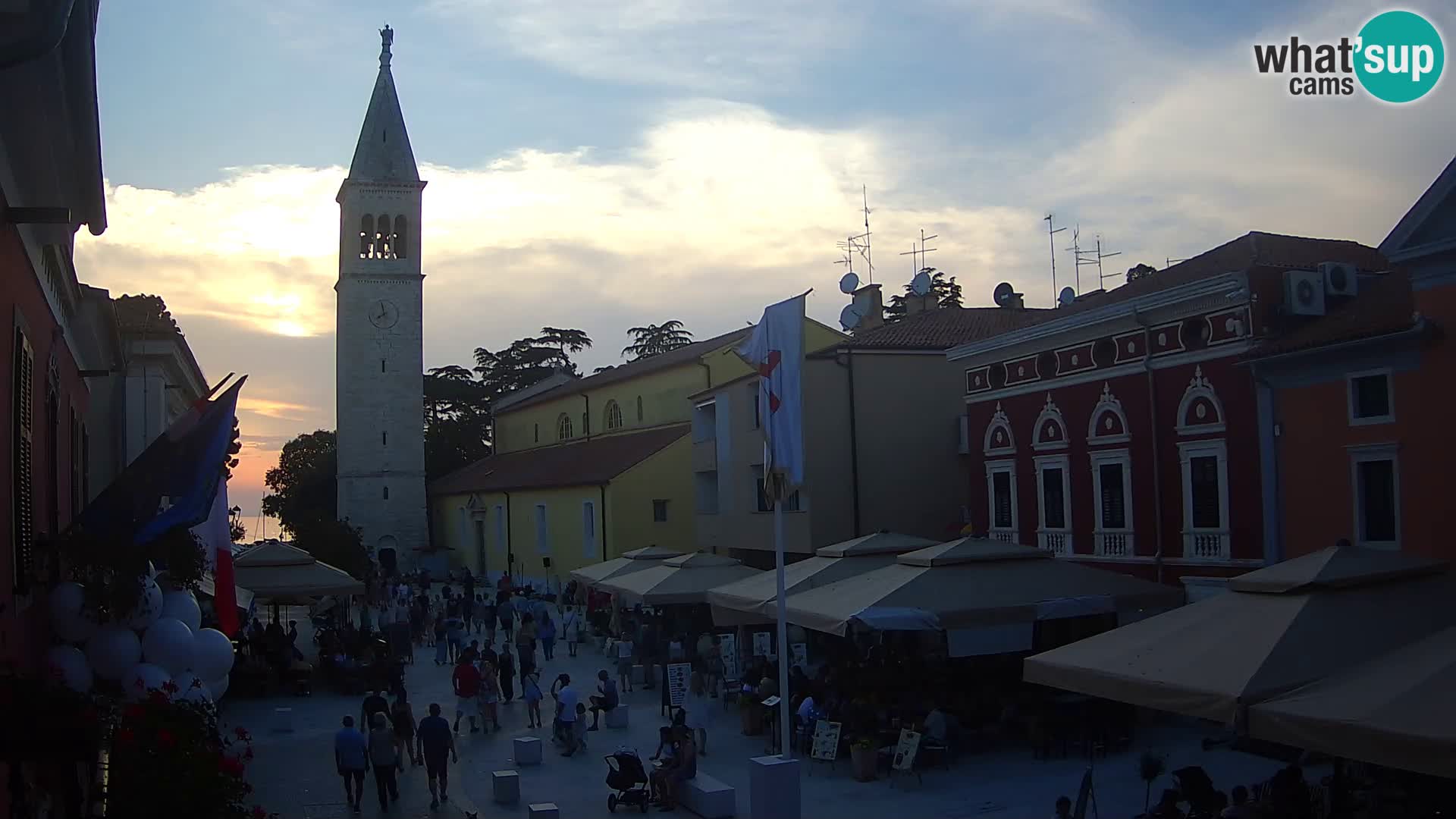 Live webcam Novigrad – Veliki Trg / Piazza Grande – Istria – Croatien