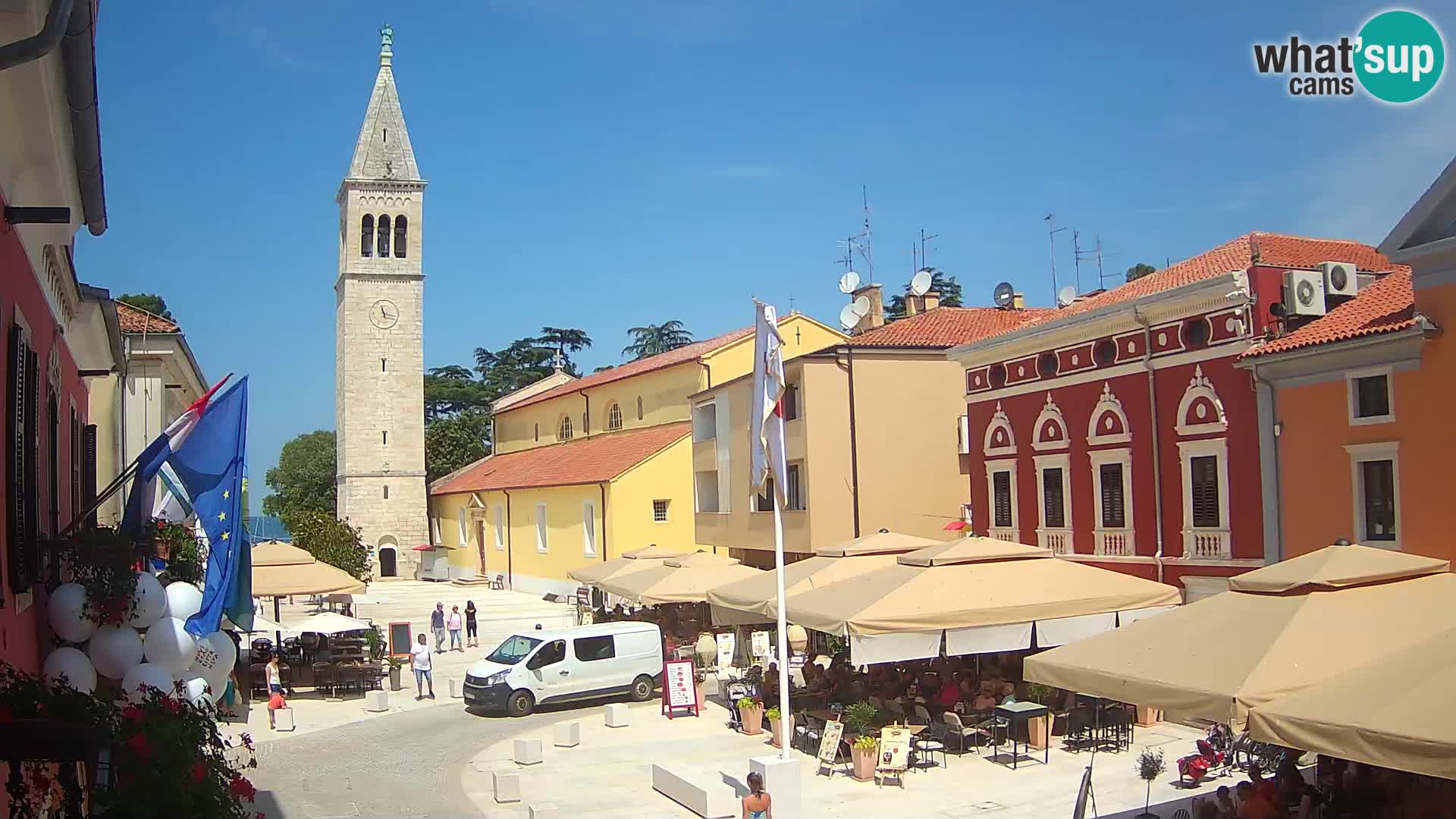 Novigrad Webcam – Veliki Trg (großen Platz) – Istrien – Kroatien