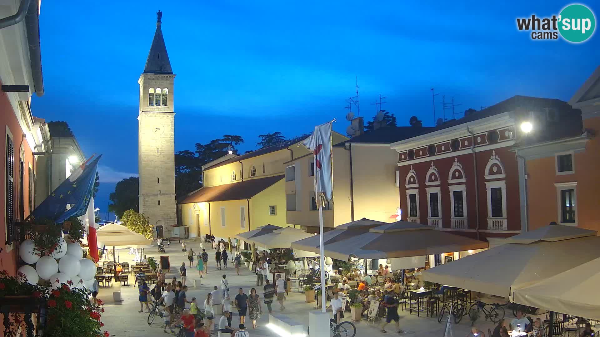 Novigrad Webcam – Veliki Trg (großen Platz) – Istrien – Kroatien