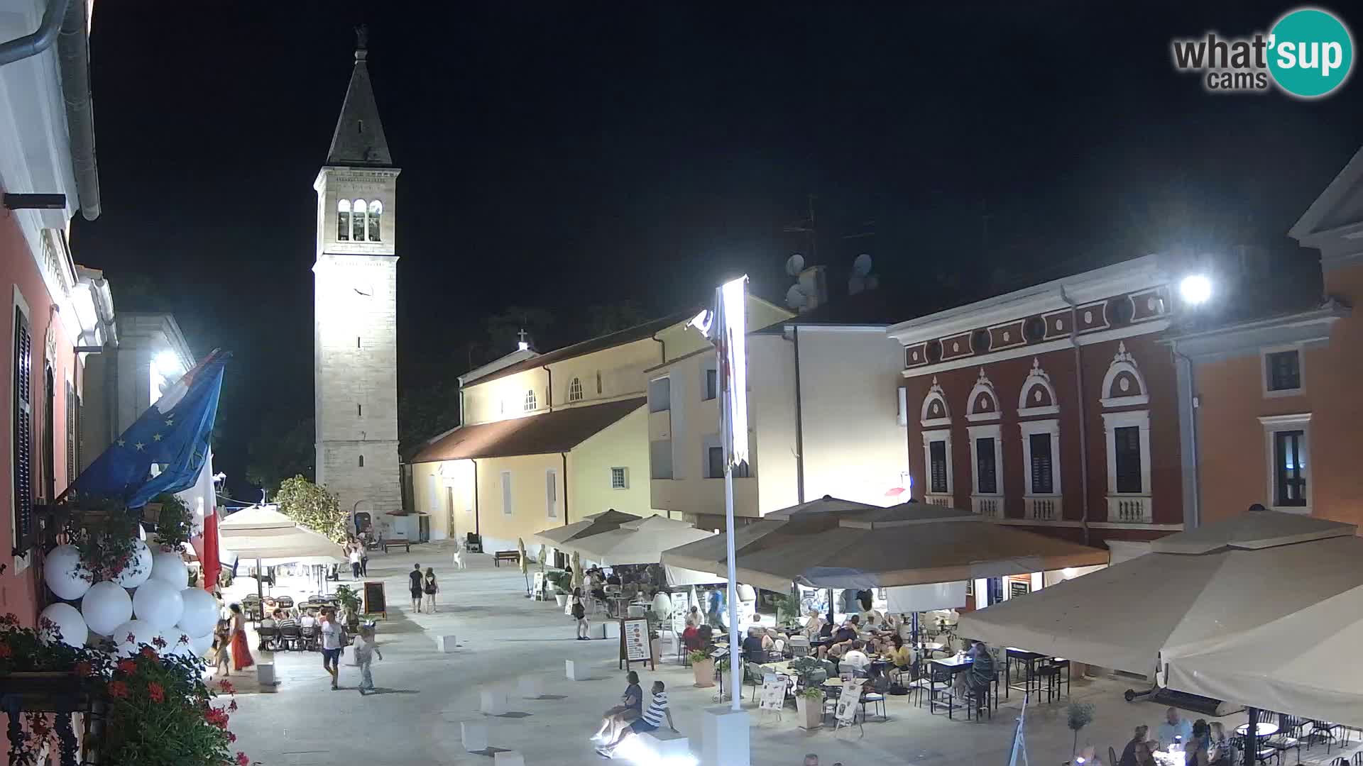 Live webcam Novigrad – Veliki Trg / Piazza Grande – Istria – Croatien