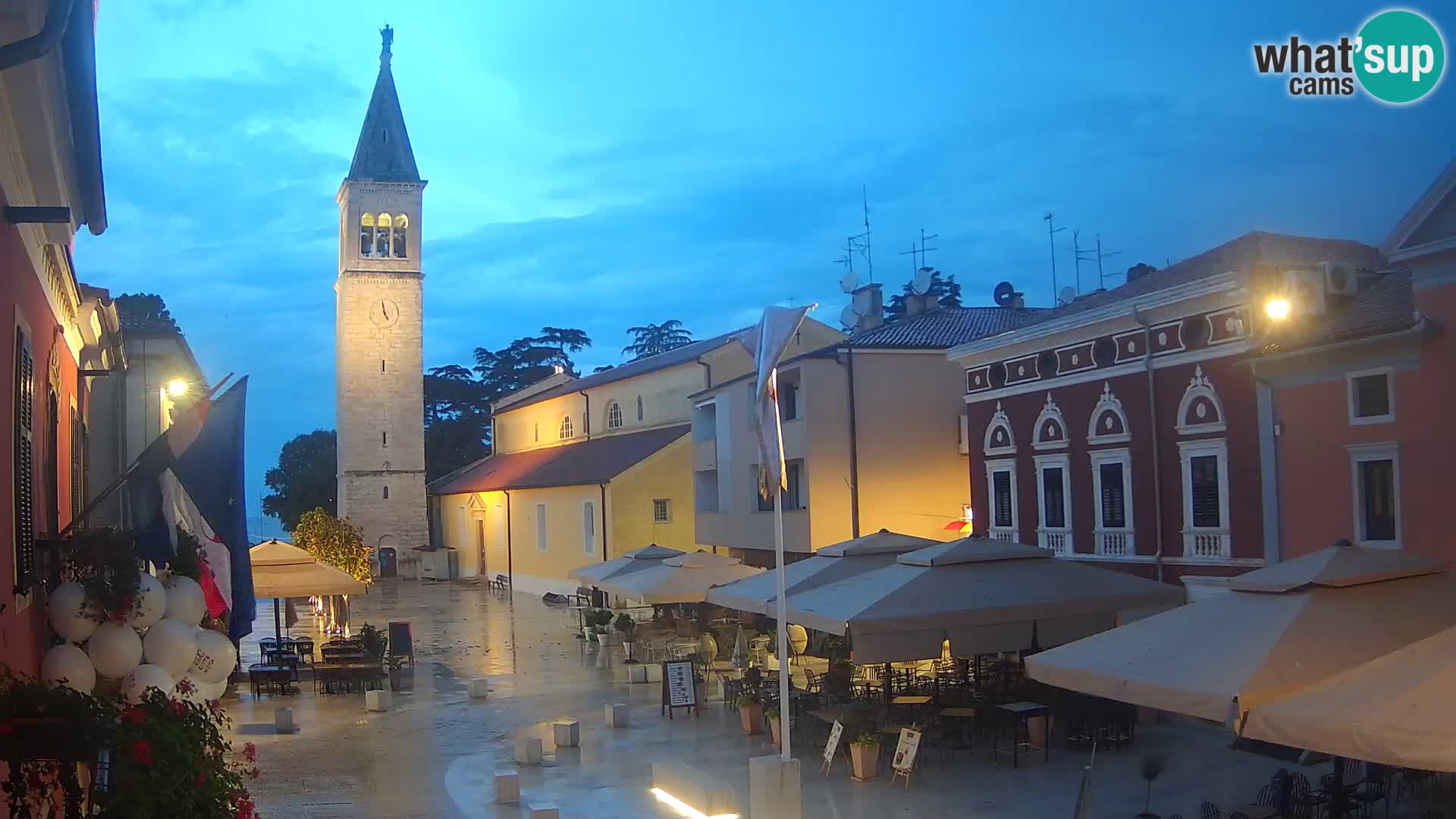 Live webcam Novigrad – Veliki Trg / Piazza Grande – Istria – Croatien