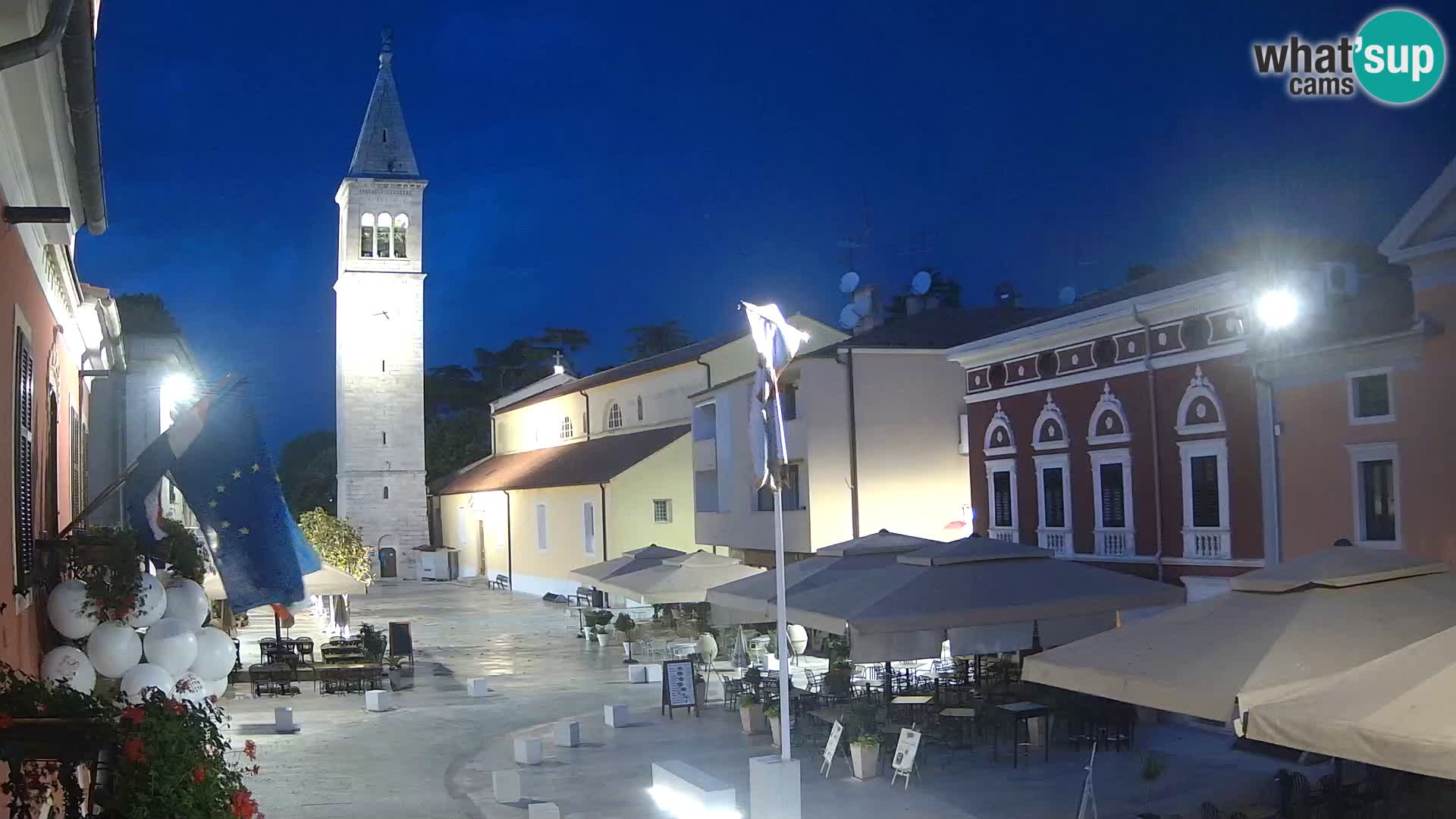 LIVE Webcam Cittanova / Novigrad – Piazza Grande – Istria