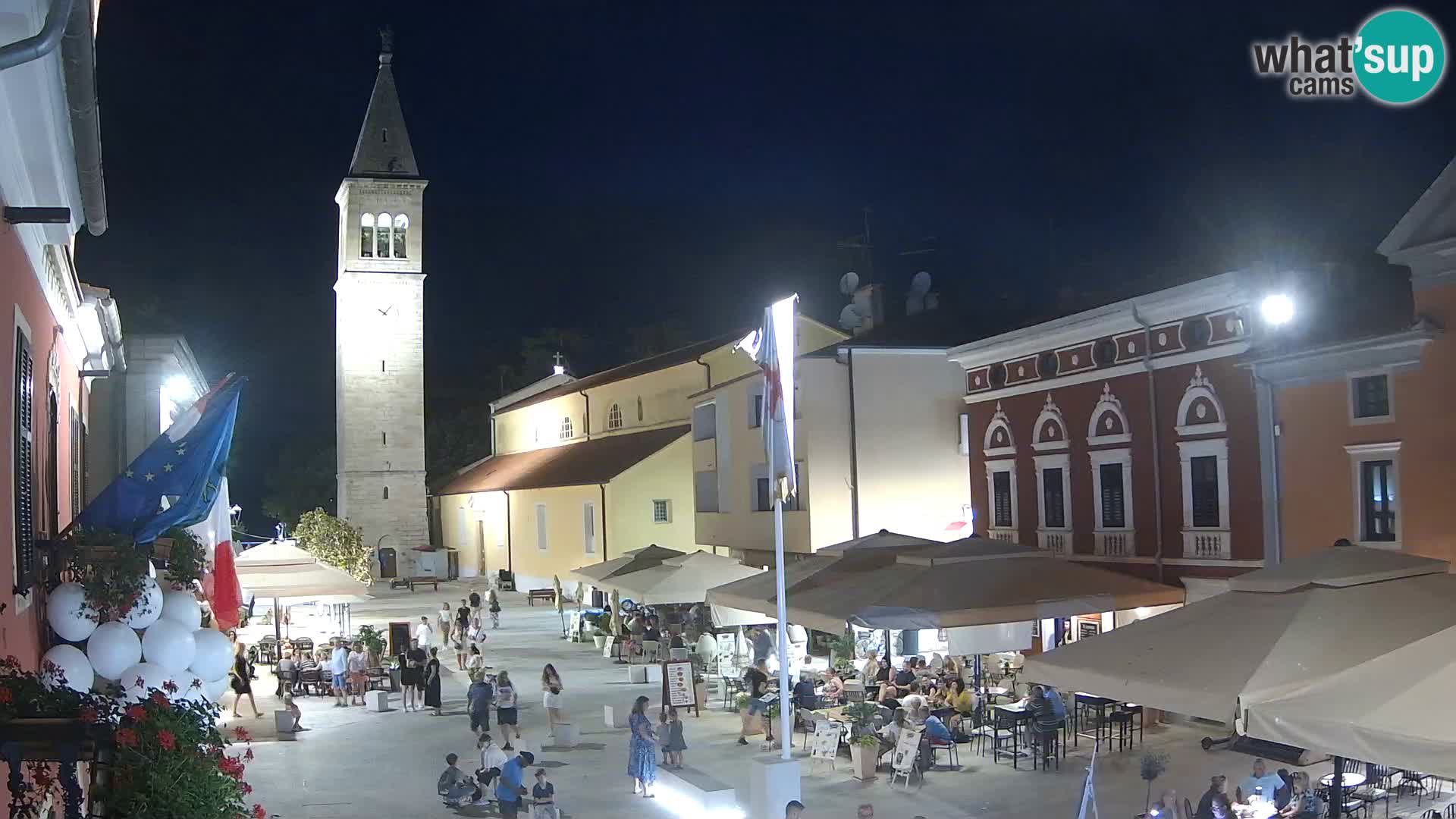 LIVE Webcam Cittanova / Novigrad – Piazza Grande – Istria