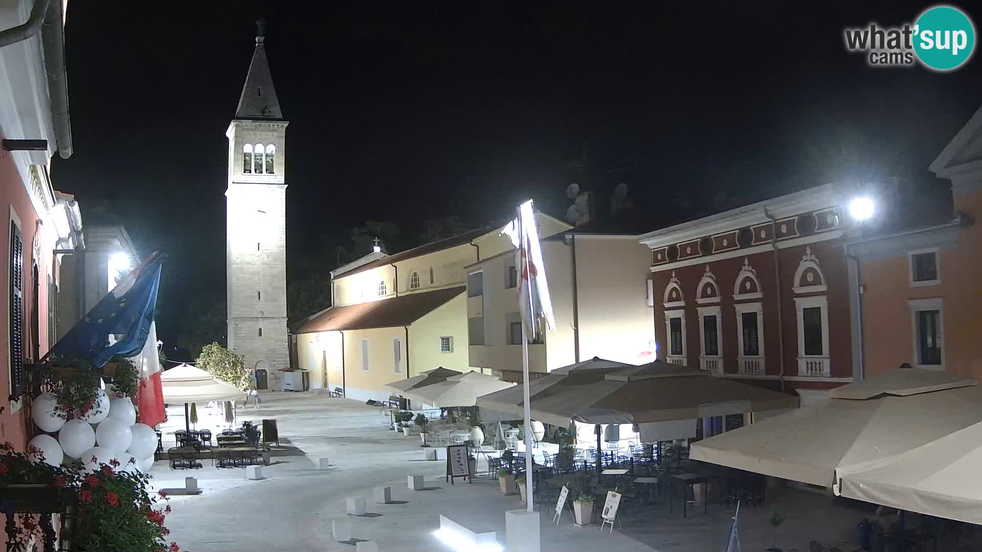 Live webcam Novigrad – Veliki Trg / Piazza Grande – Istria – Croatien