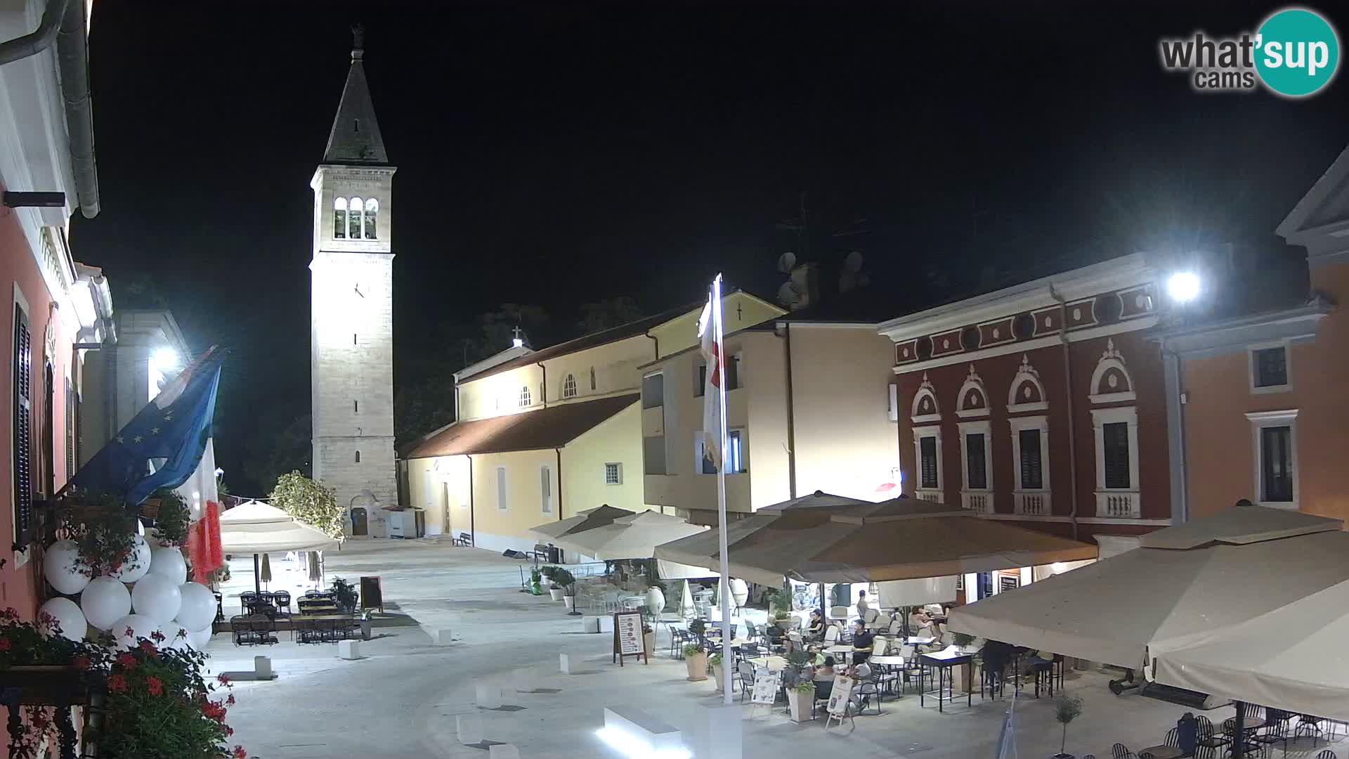 Live webcam Novigrad – Veliki Trg / Piazza Grande – Istria – Croatien