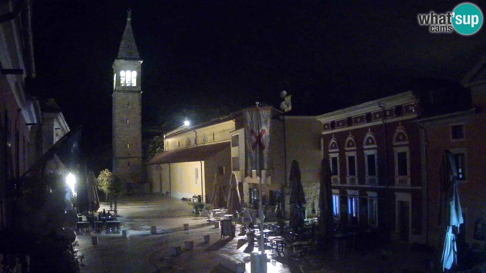 Live webcam Novigrad – Veliki Trg (grande place) – Piazza Grande