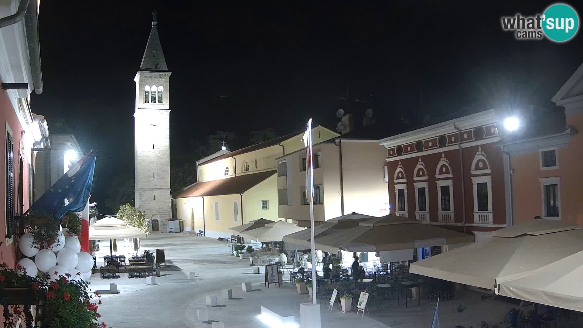 Live webcam Novigrad – Veliki Trg / Piazza Grande – Istria – Croatien