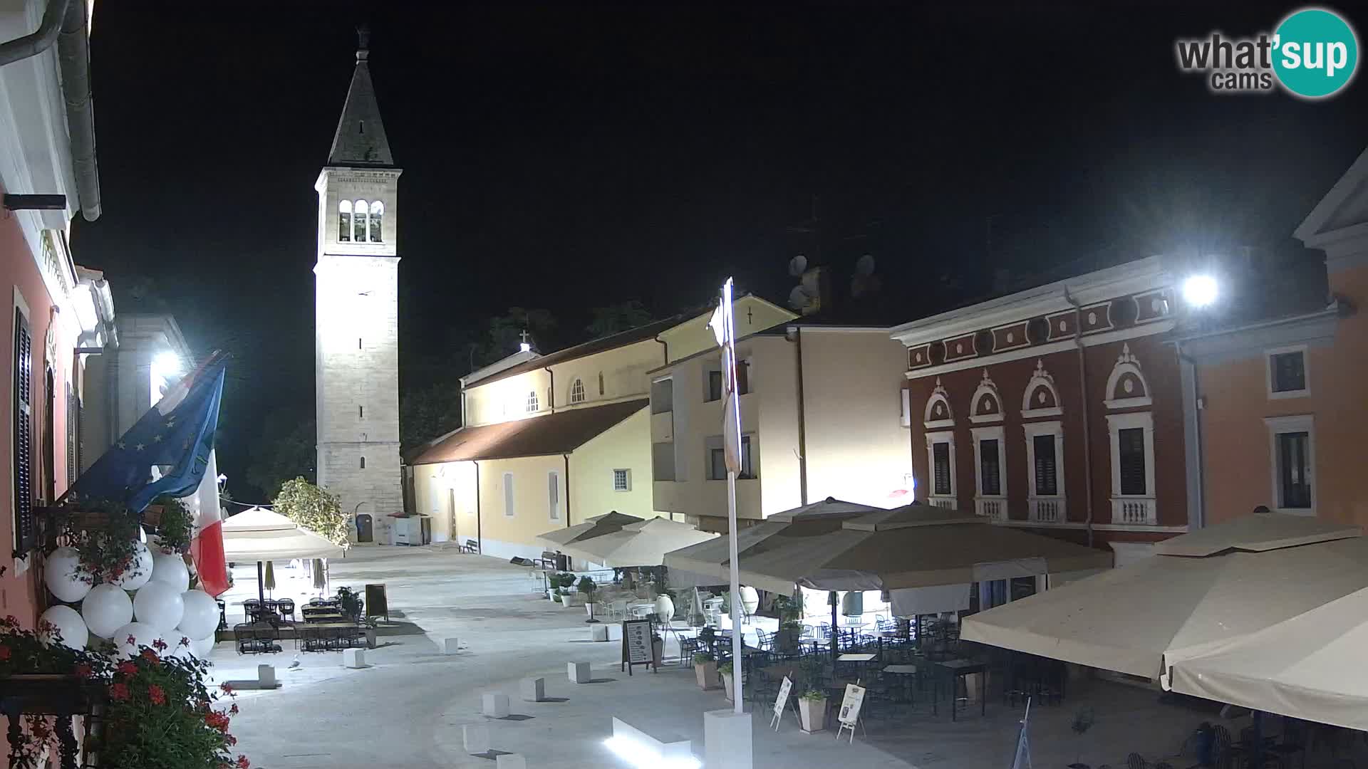LIVE Webcam Cittanova / Novigrad – Piazza Grande – Istria