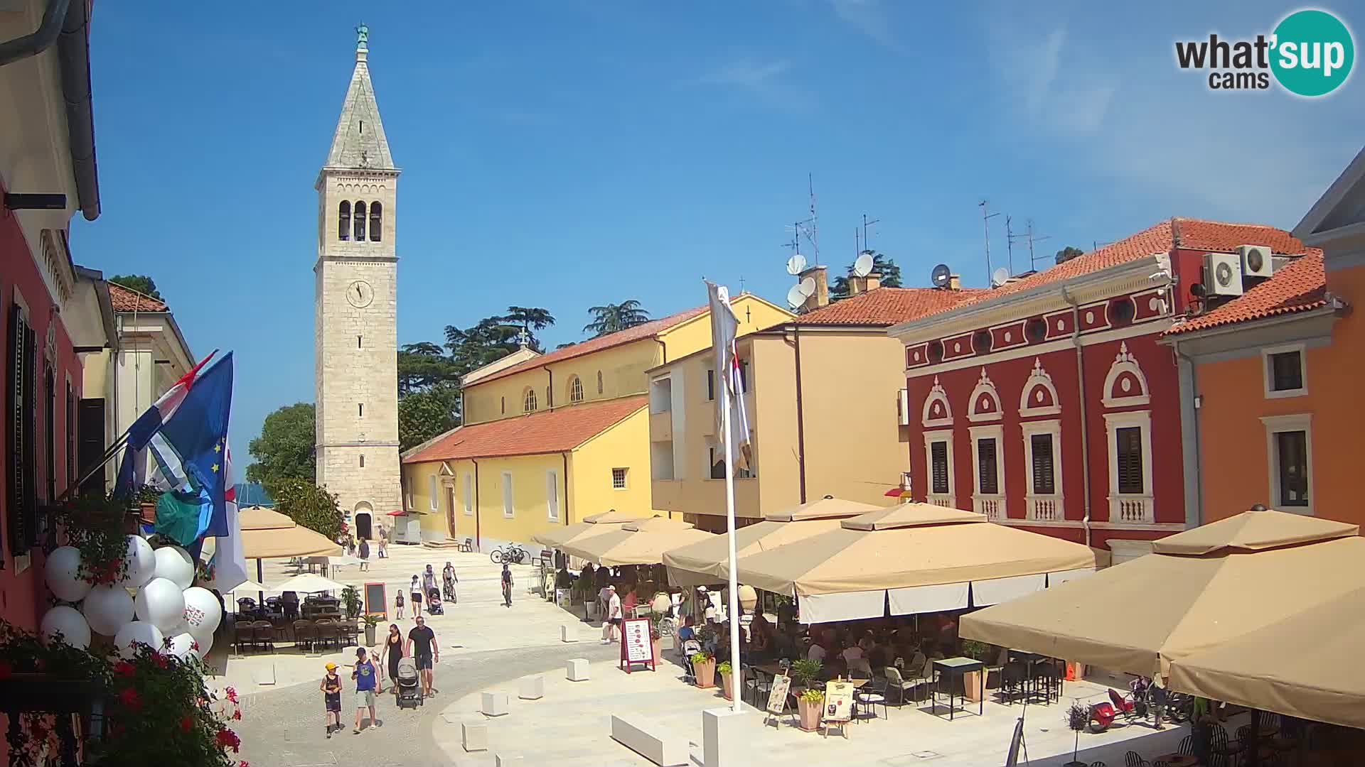 Novigrad Webcam – Veliki Trg (großen Platz) – Istrien – Kroatien