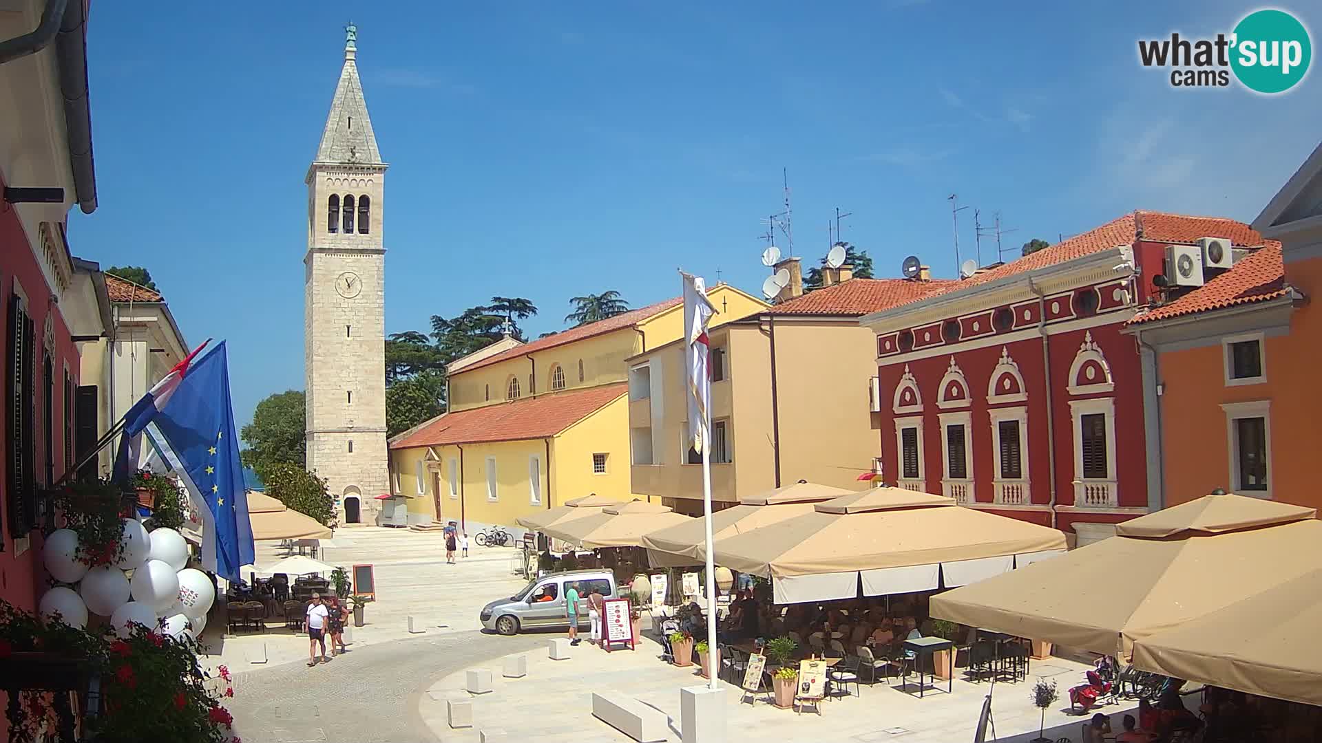 Live Webcam Novigrad – Veliki Trg (gran plaza) – Piazza Grande