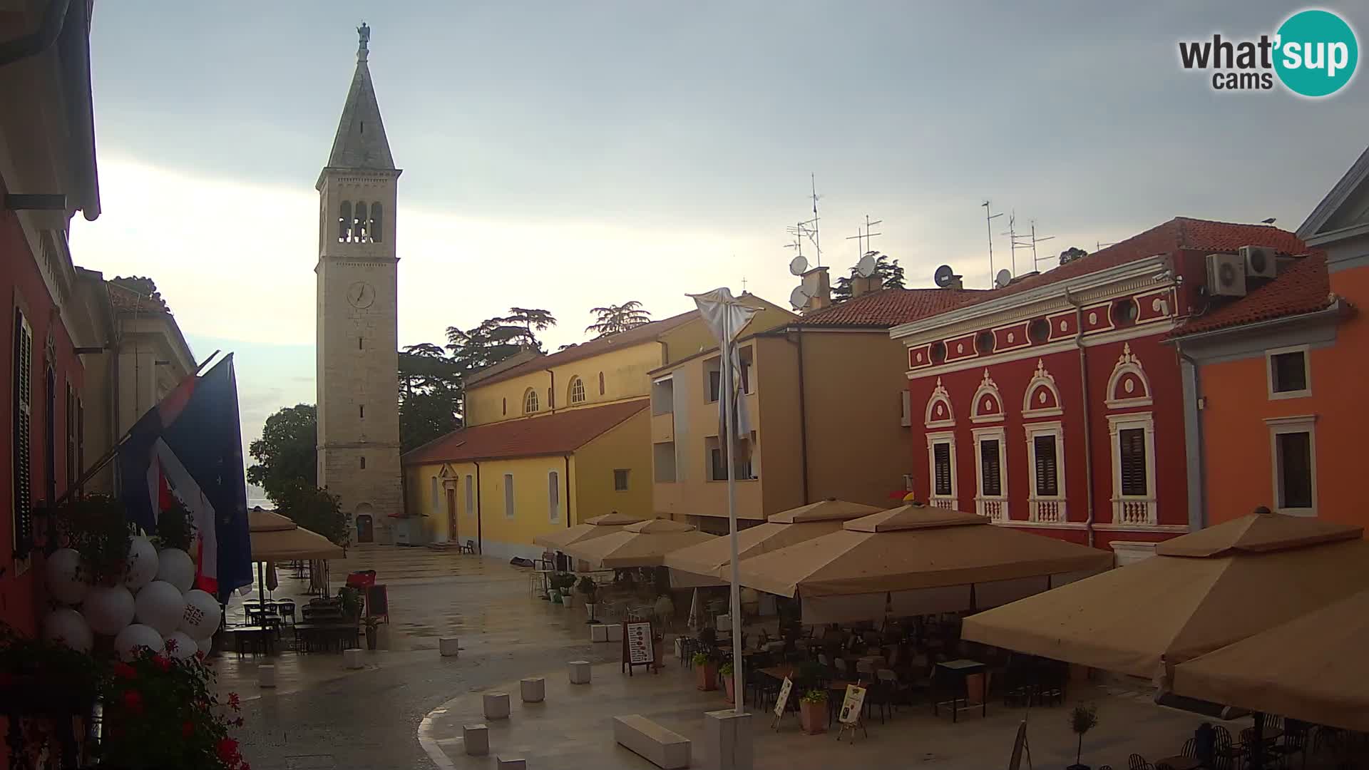 LIVE Webcam Cittanova / Novigrad – Piazza Grande – Istria
