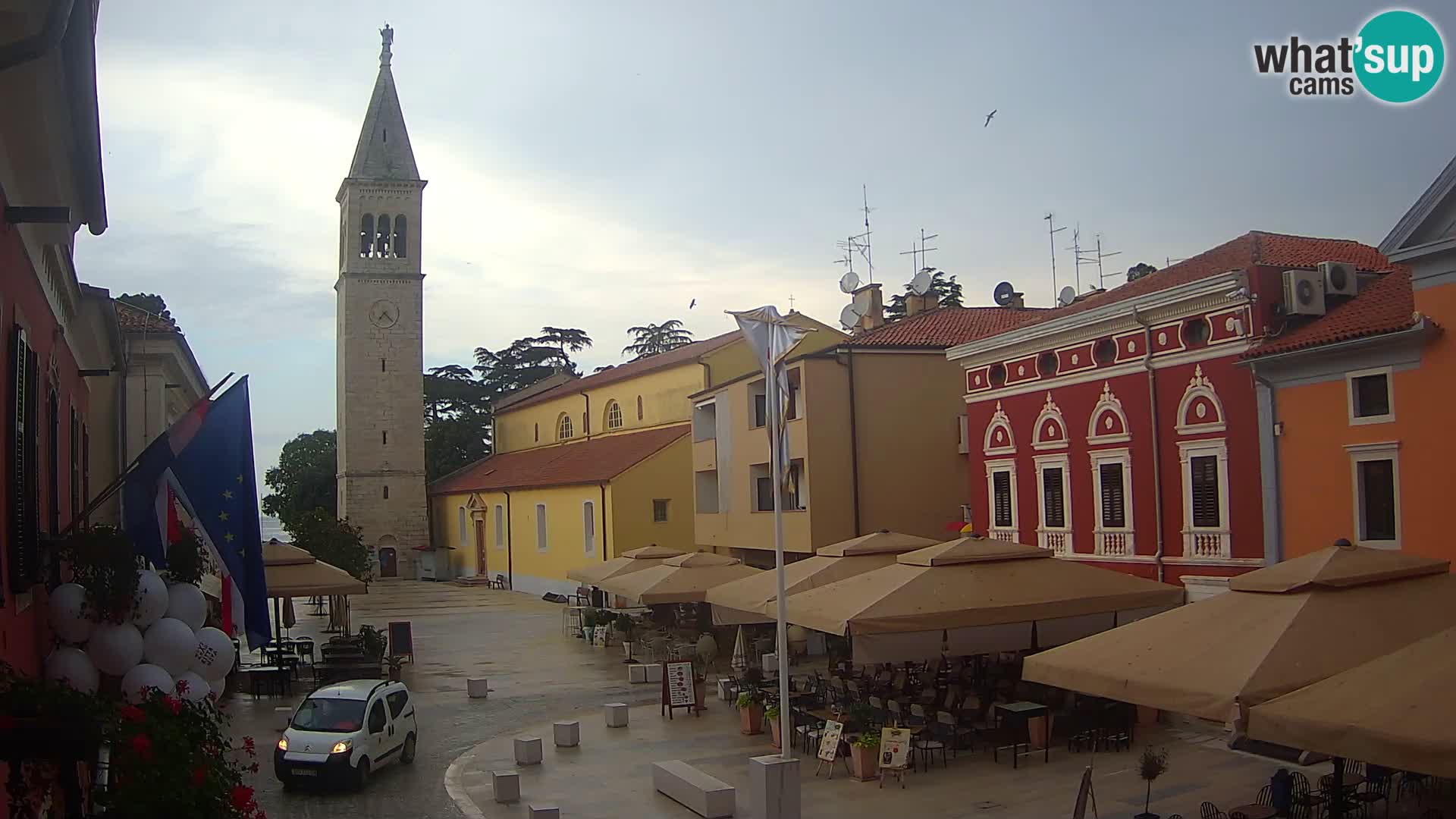 LIVE Webcam Cittanova / Novigrad – Piazza Grande – Istria