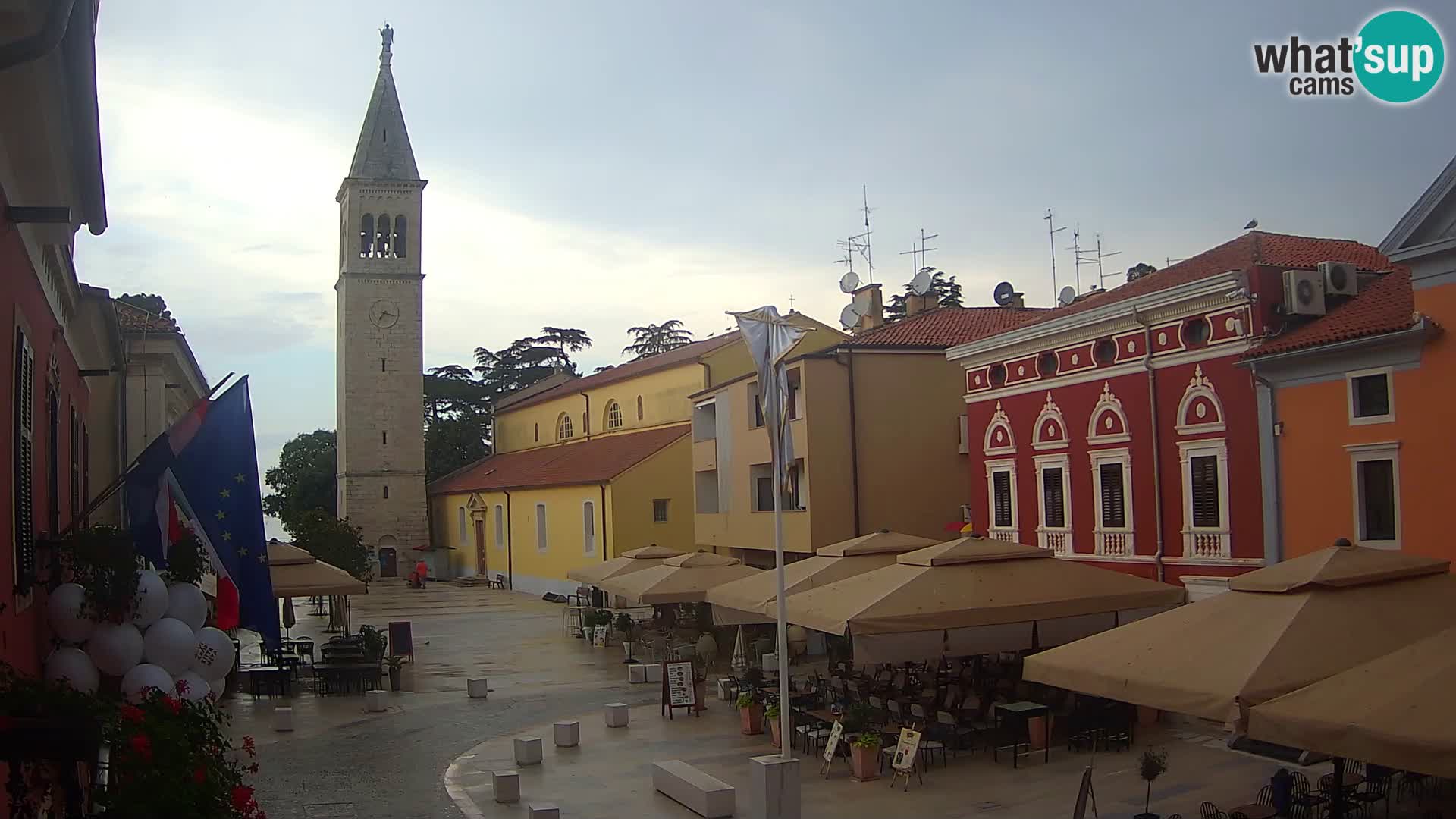 LIVE Webcam Cittanova / Novigrad – Piazza Grande – Istria