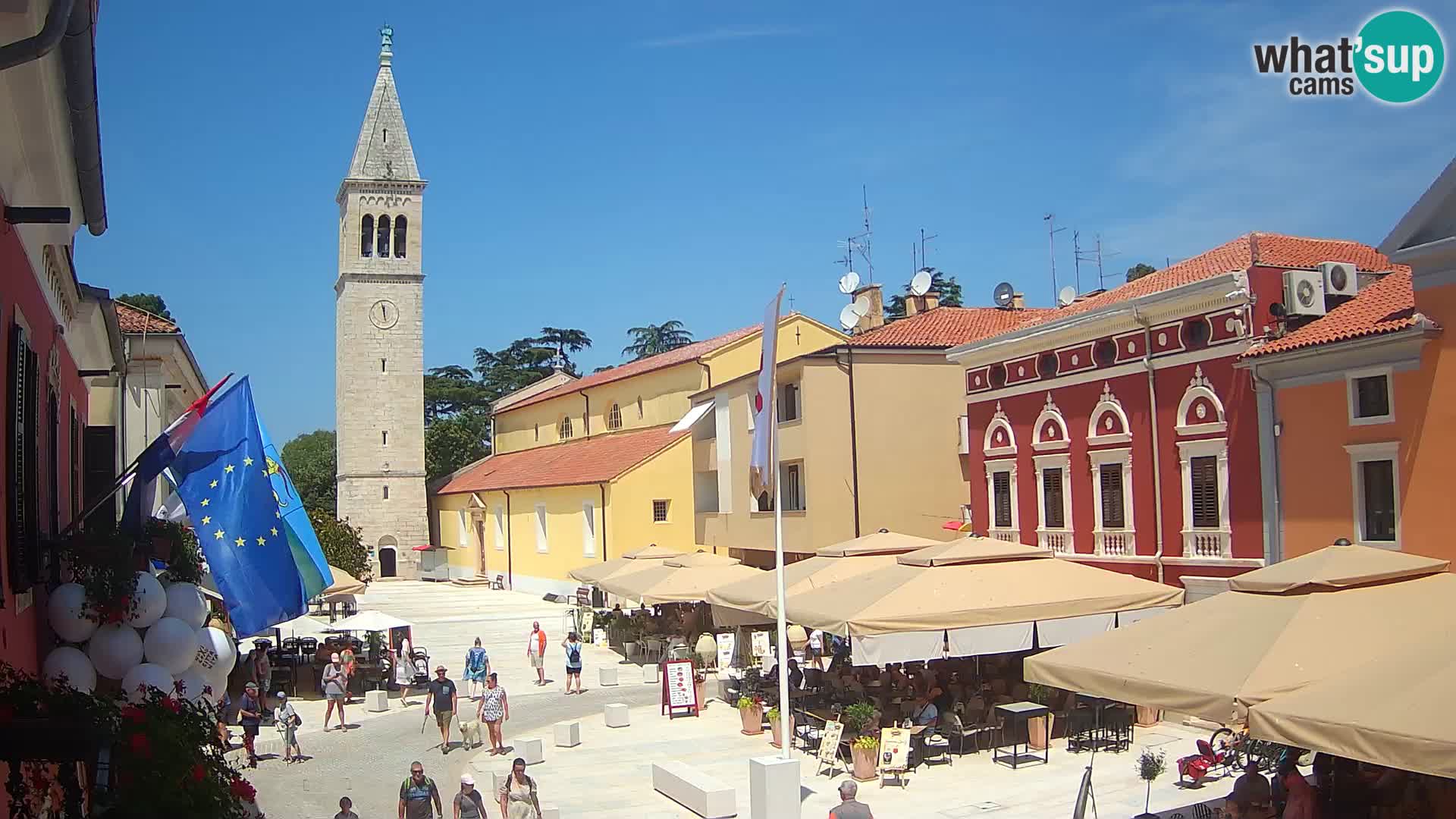 Novigrad Webcam – Veliki Trg (großen Platz) – Istrien – Kroatien