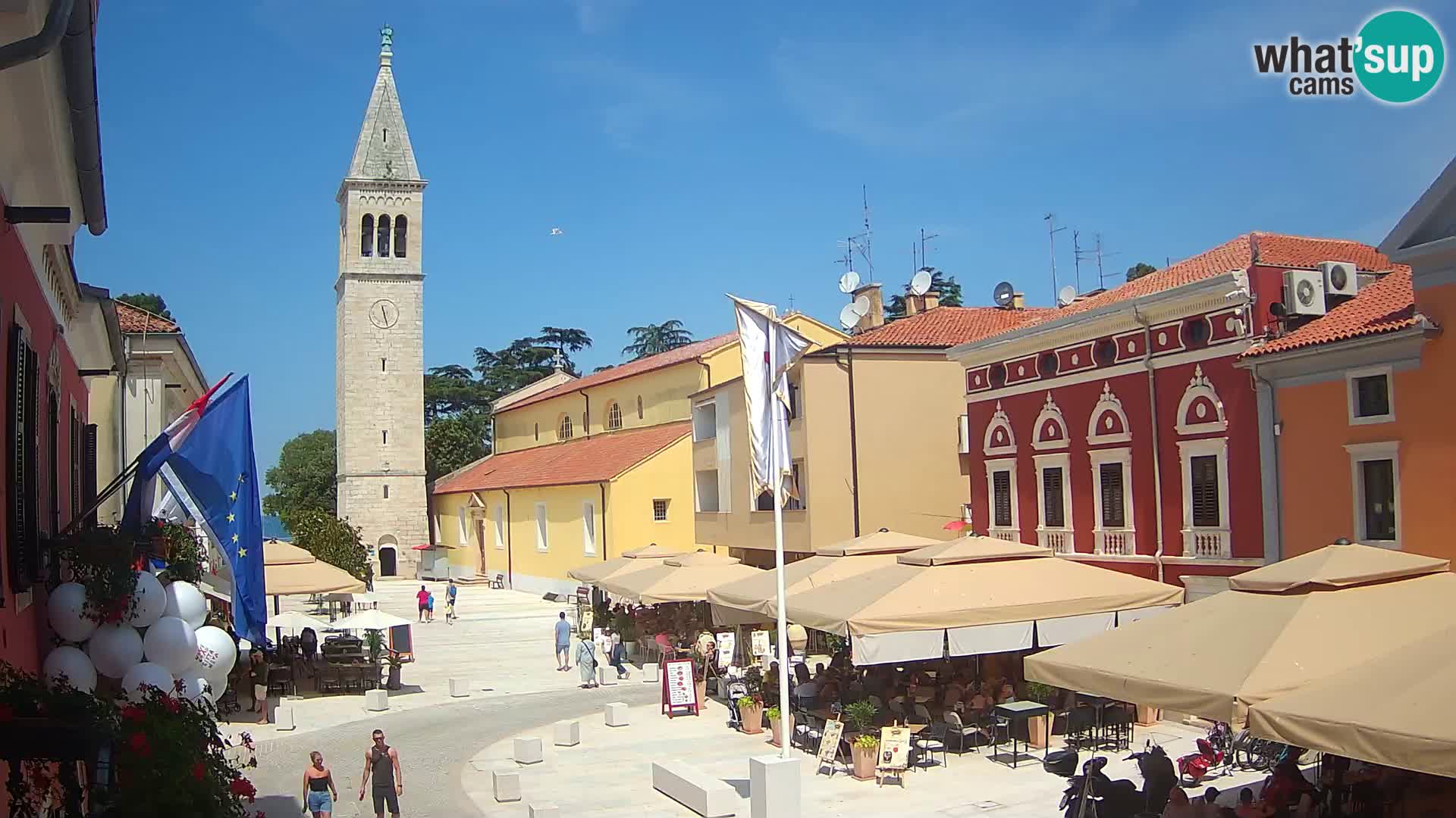 LIVE Webcam Cittanova / Novigrad – Piazza Grande – Istria