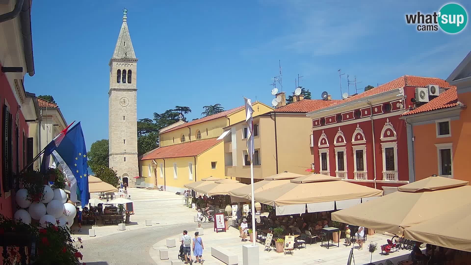 Live Webcam Novigrad – Veliki Trg (gran plaza) – Piazza Grande