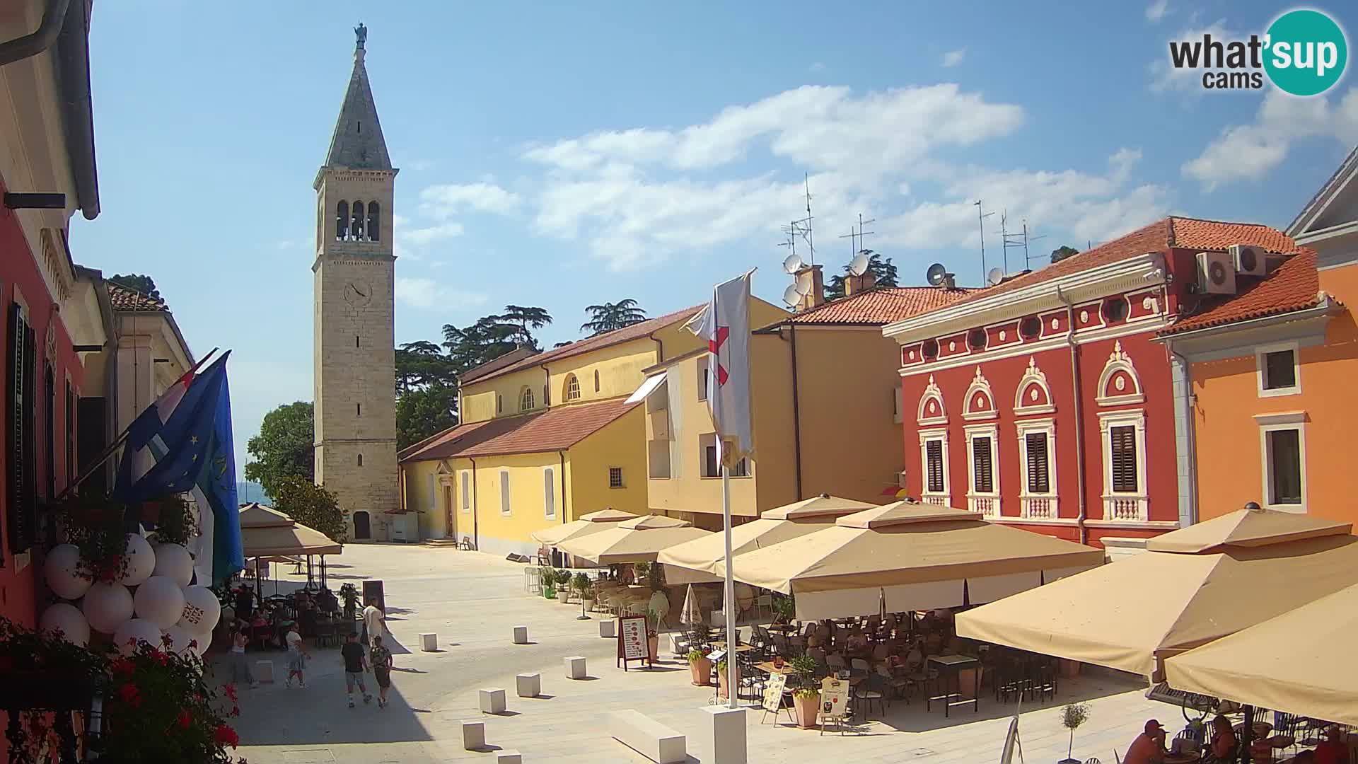 LIVE Webcam Cittanova / Novigrad – Piazza Grande – Istria