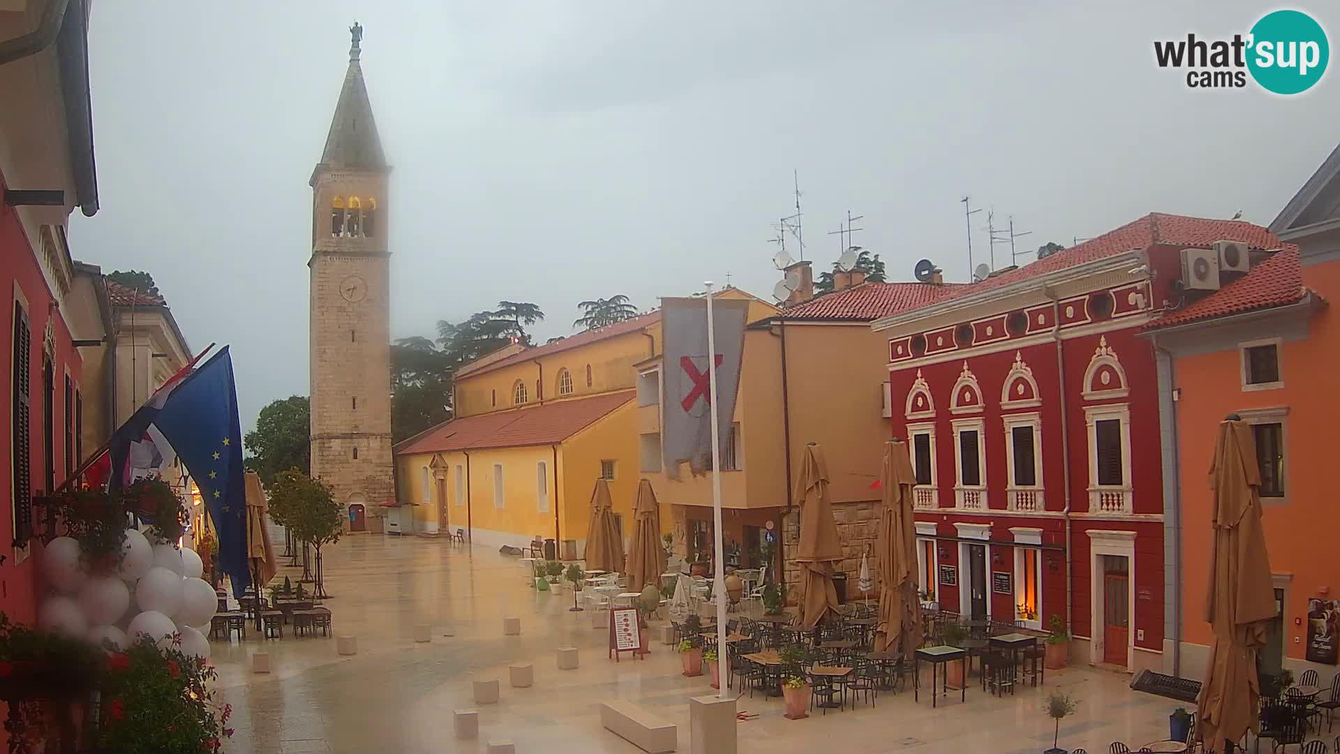 Novigrad Webcam – Veliki Trg (großen Platz) – Istrien – Kroatien