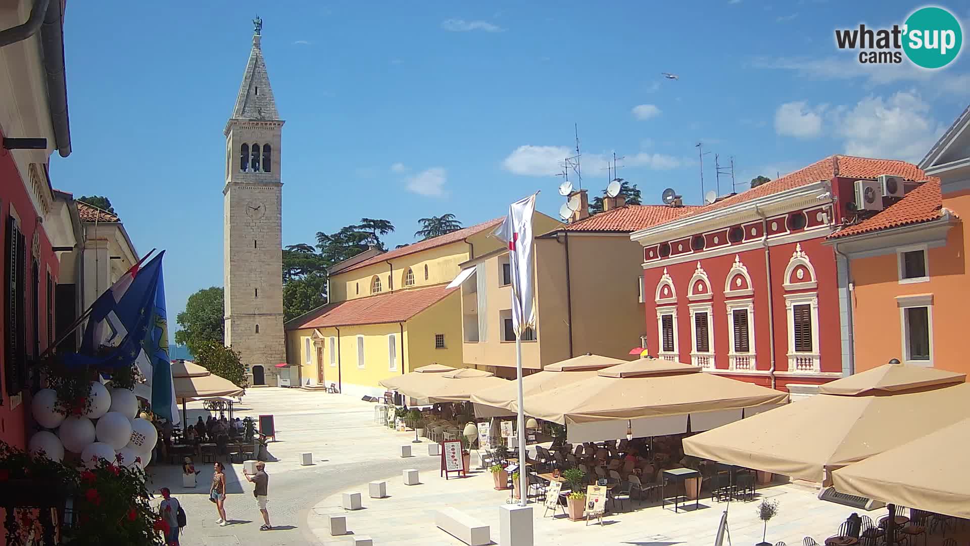 LIVE Webcam Cittanova / Novigrad – Piazza Grande – Istria