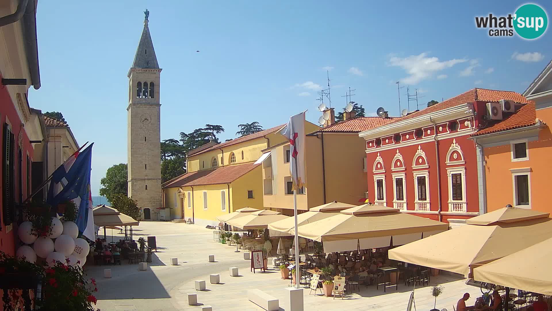 Live webcam Novigrad – Veliki Trg / Piazza Grande – Istria – Croatien