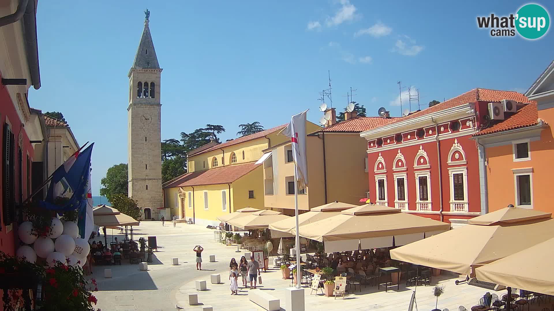Live Webcam Novigrad – Veliki Trg (gran plaza) – Piazza Grande