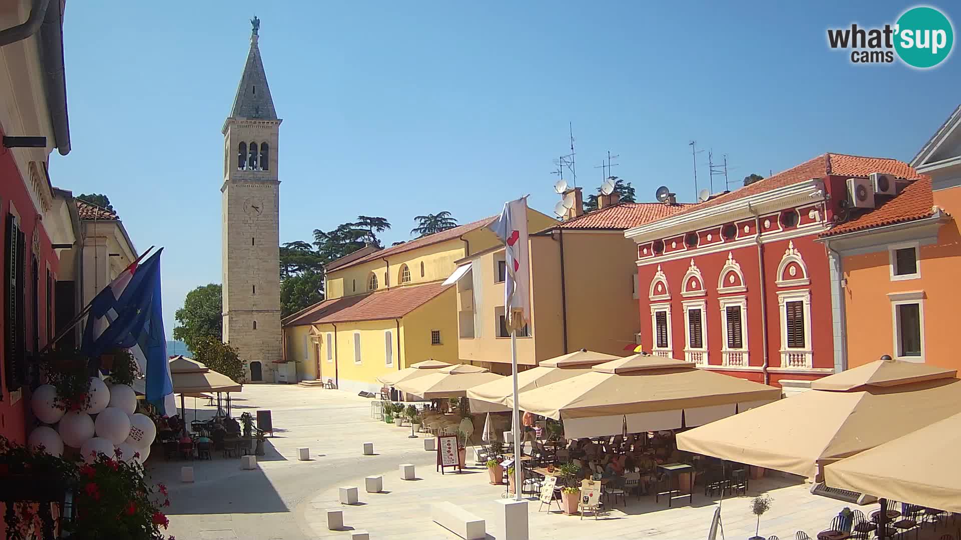Live Webcam Novigrad – Veliki Trg (gran plaza) – Piazza Grande