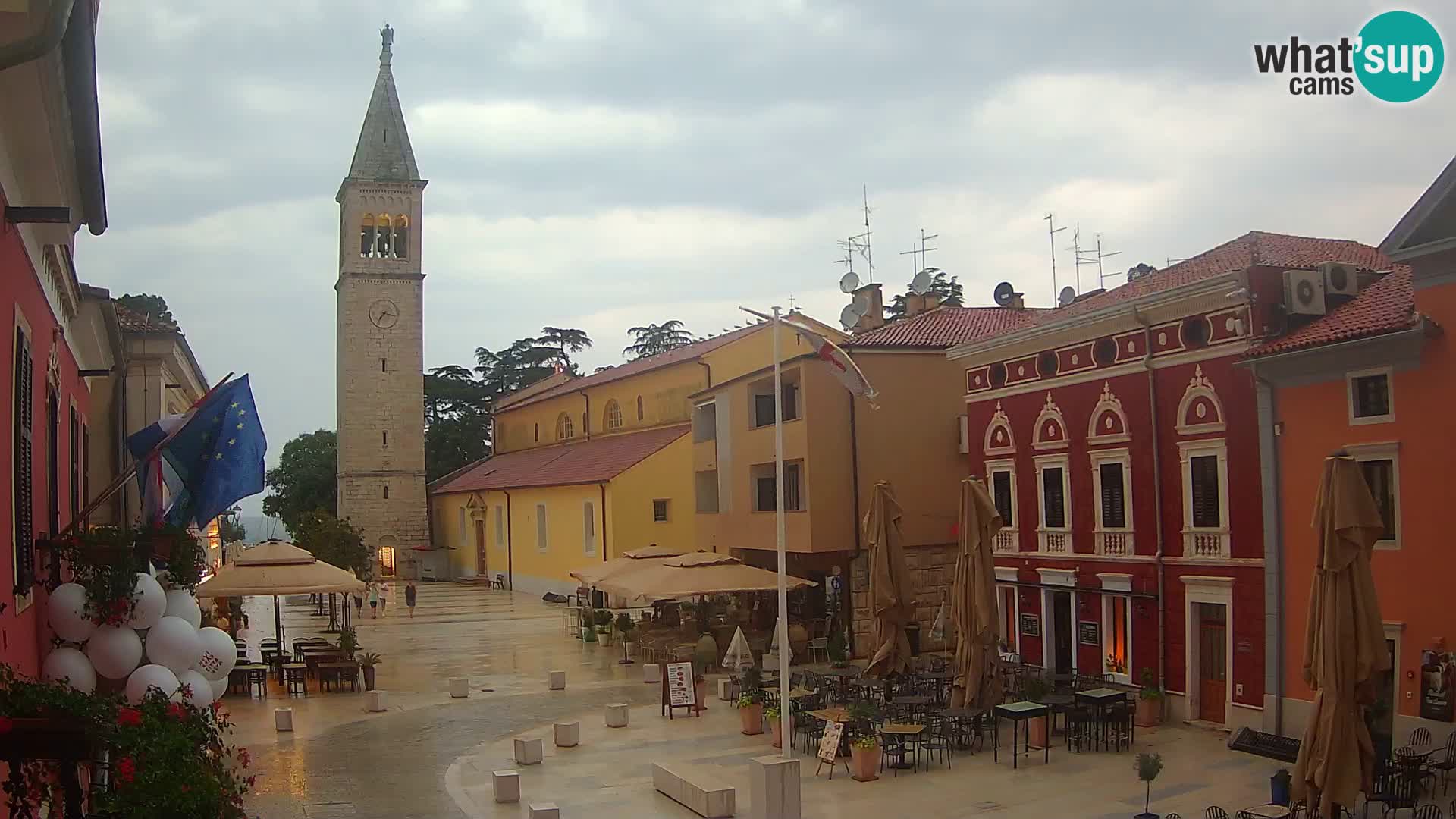 Live webcam Novigrad – Veliki Trg (grande place) – Piazza Grande