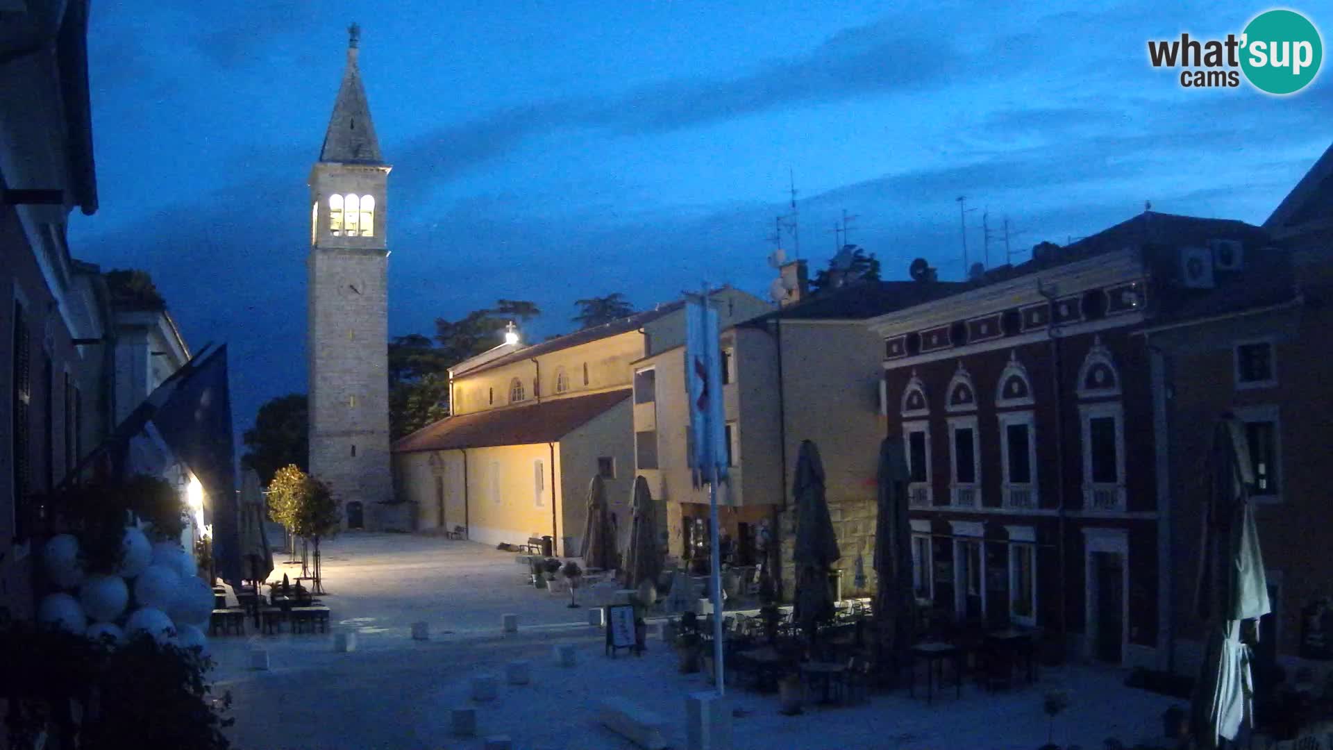Live webcam Novigrad – Veliki Trg / Piazza Grande – Istria – Croatien