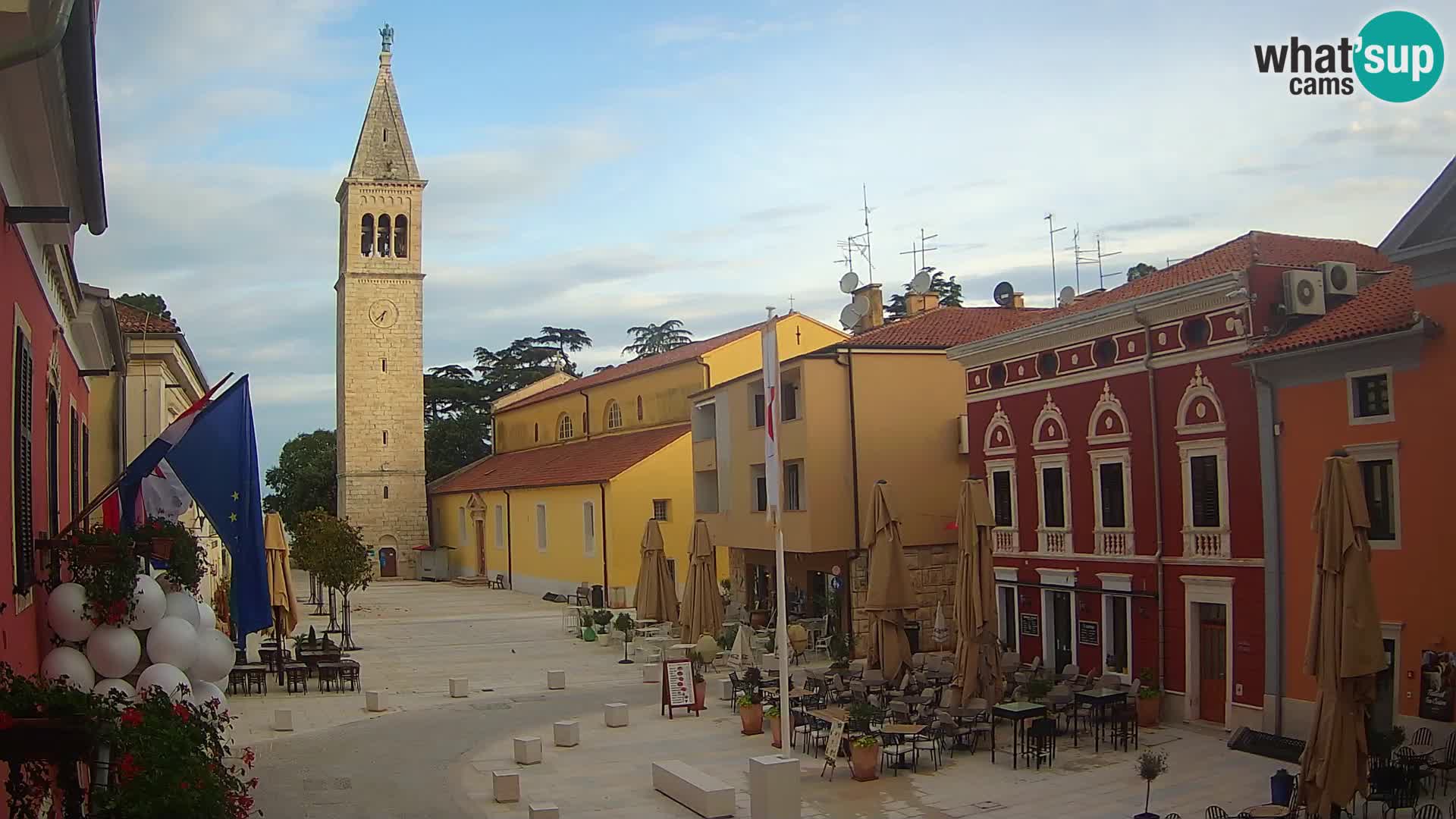 Live webcam Novigrad – Veliki Trg / Piazza Grande – Istria – Croatien