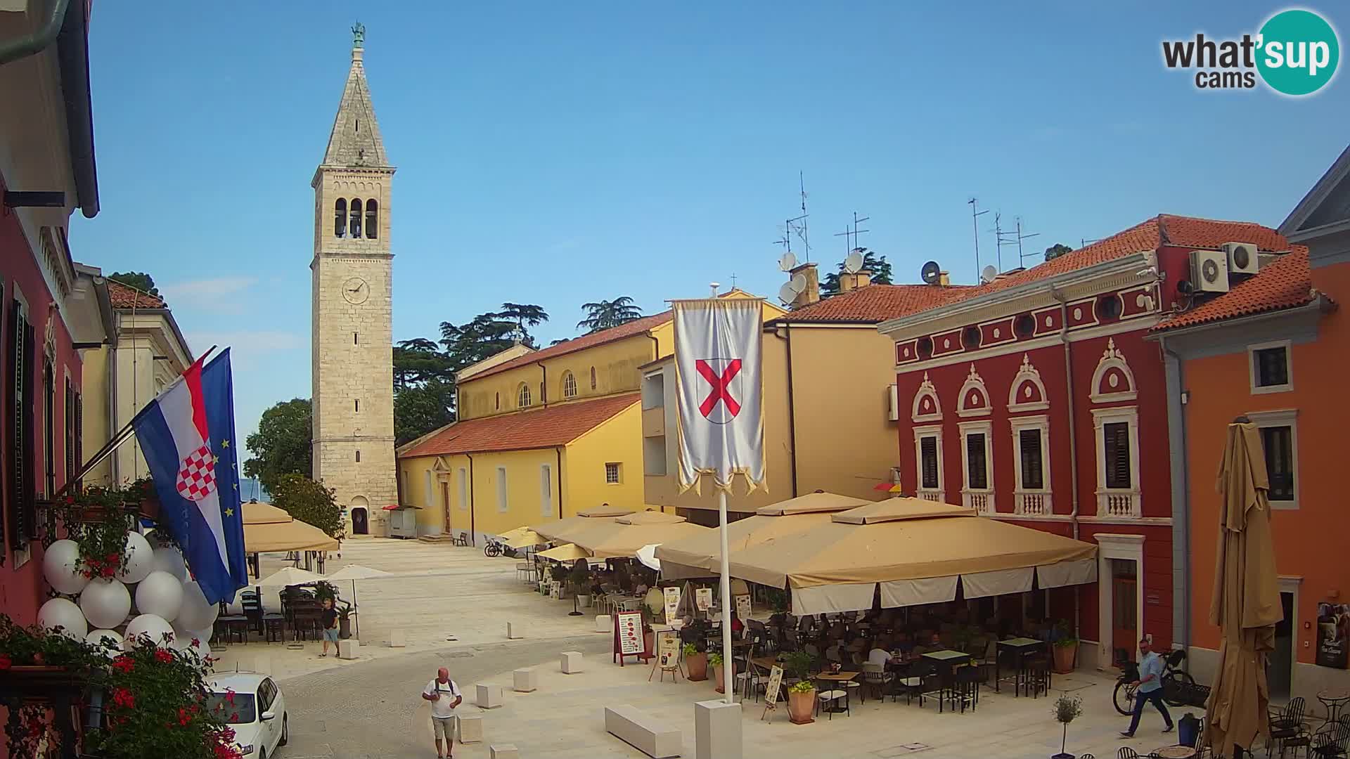 Live webcam Novigrad – Veliki Trg / Piazza Grande – Istria – Croatien