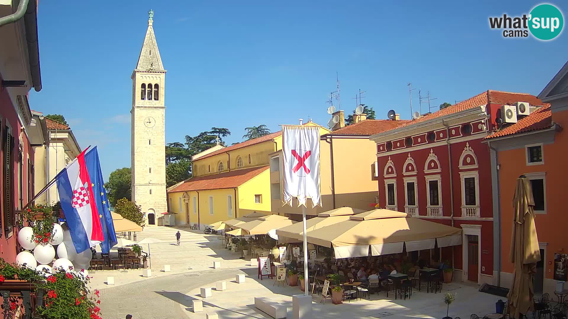 LIVE Webcam Cittanova / Novigrad – Piazza Grande – Istria