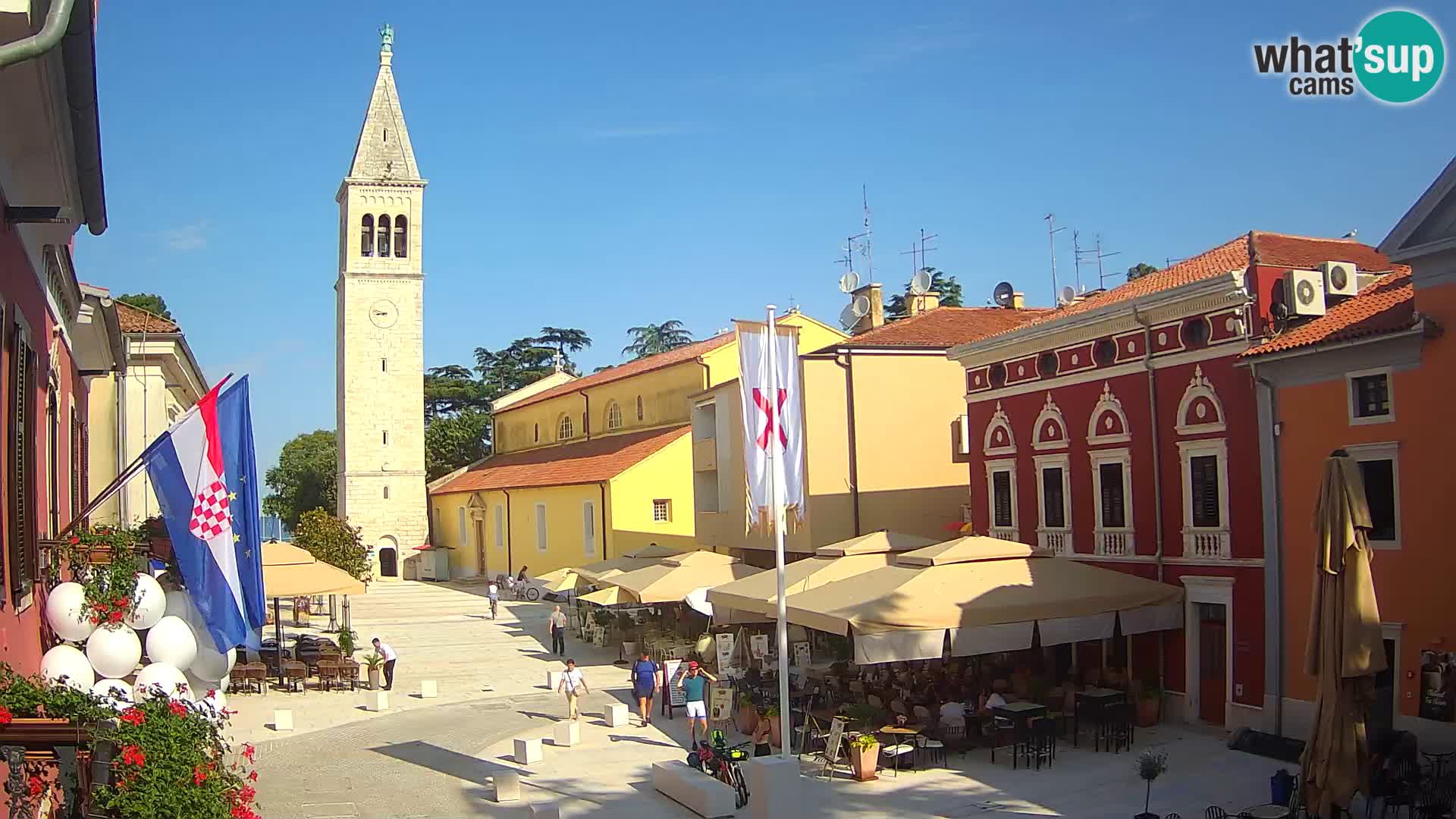 Live Webcam Novigrad – Veliki Trg (gran plaza) – Piazza Grande