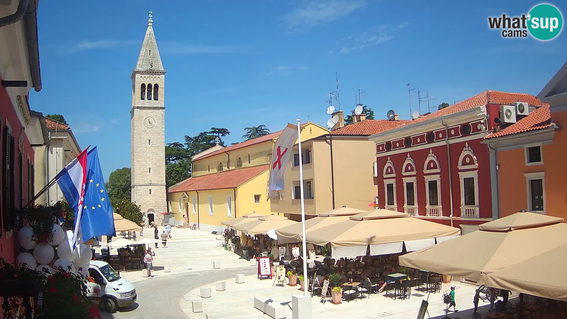 Live Webcam Novigrad – Veliki Trg (gran plaza) – Piazza Grande