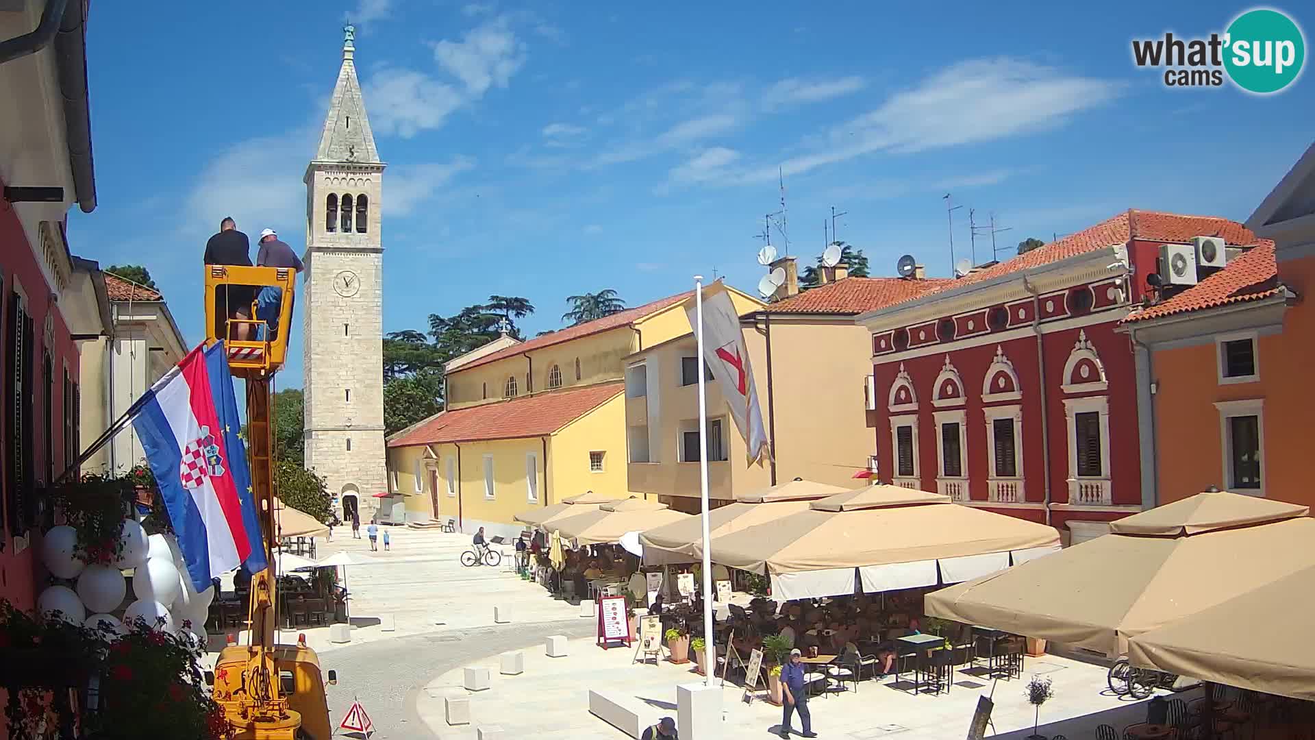 Novigrad Webcam – Veliki Trg (großen Platz) – Istrien – Kroatien