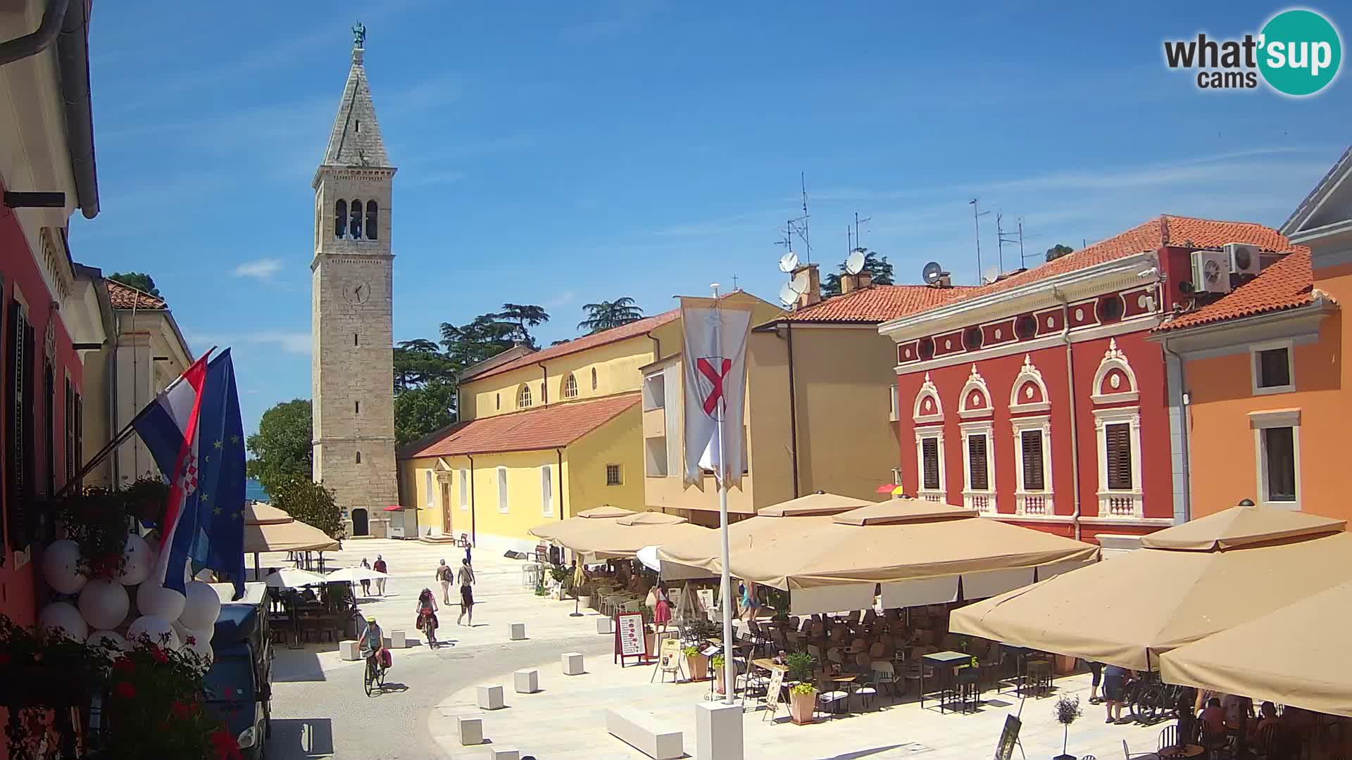 Live Webcam Novigrad – Veliki Trg (gran plaza) – Piazza Grande