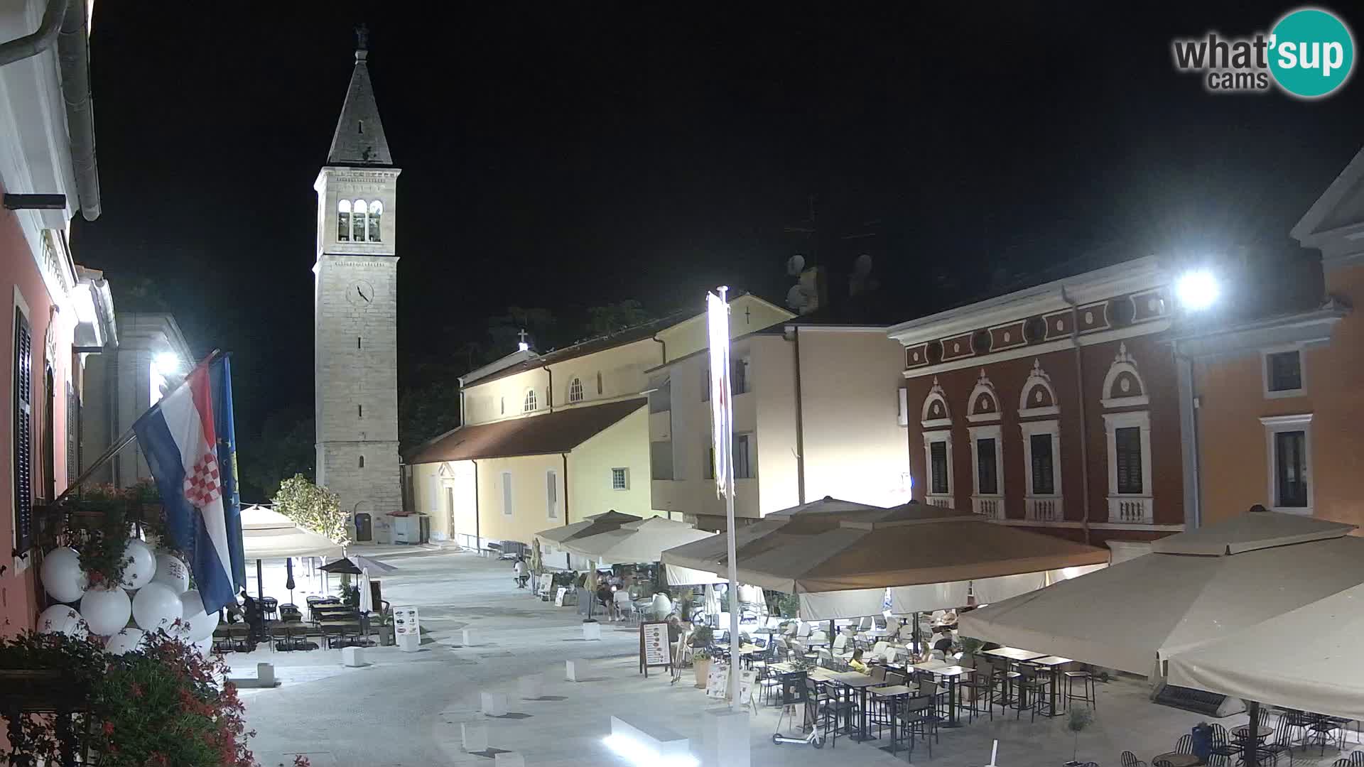 Live webcam Novigrad – Veliki Trg / Piazza Grande – Istria – Croatien