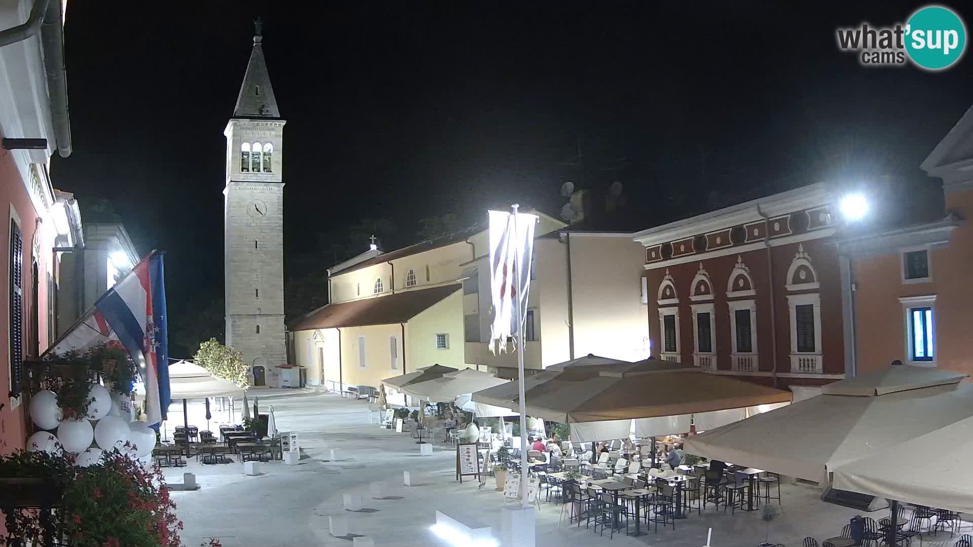 Live webcam Novigrad – Veliki Trg (grande place) – Piazza Grande