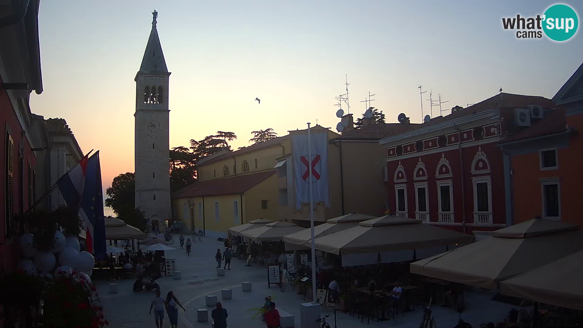 Live webcam Novigrad – Veliki Trg / Piazza Grande – Istria – Croatien