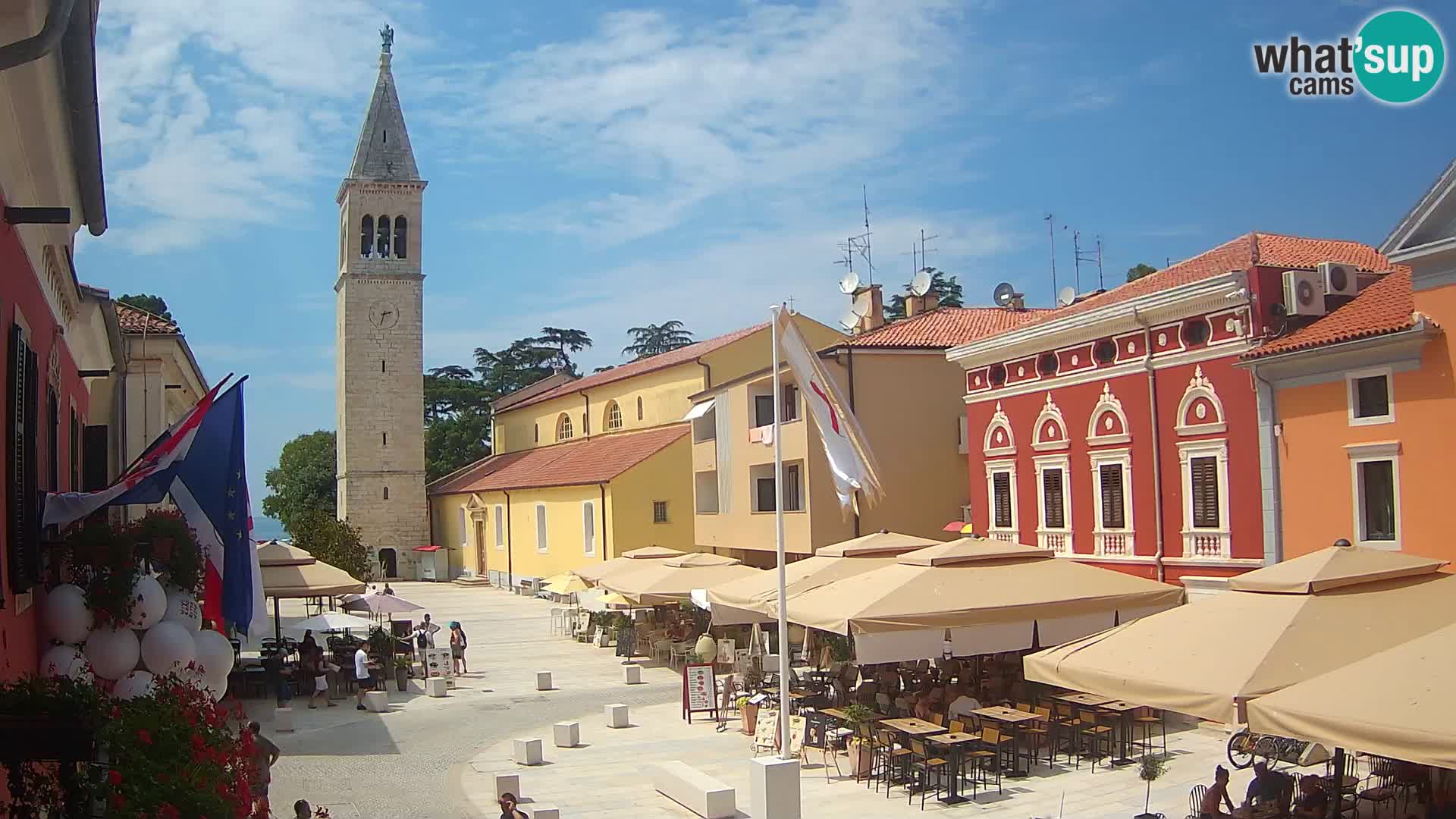 Live webcam Novigrad – Veliki Trg / Piazza Grande – Istria – Croatien