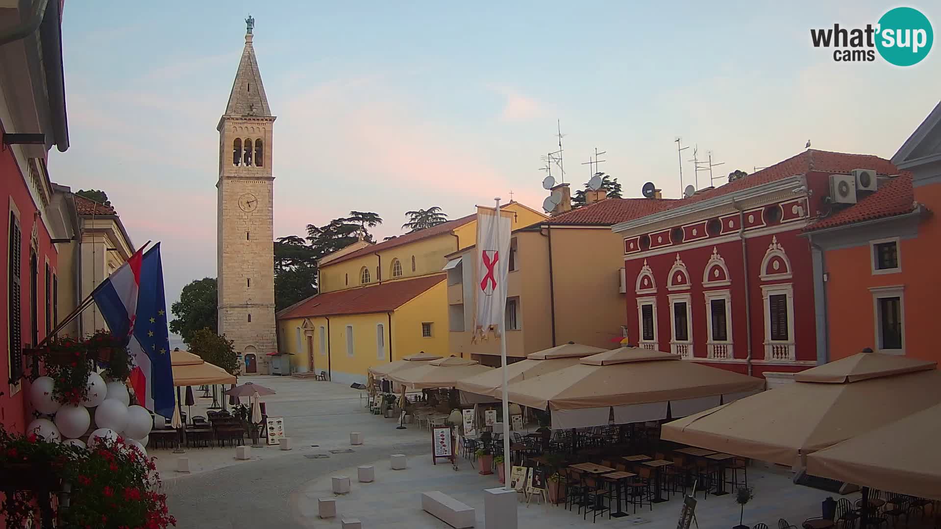 Live webcam Novigrad – Veliki Trg / Piazza Grande – Istria – Croatien