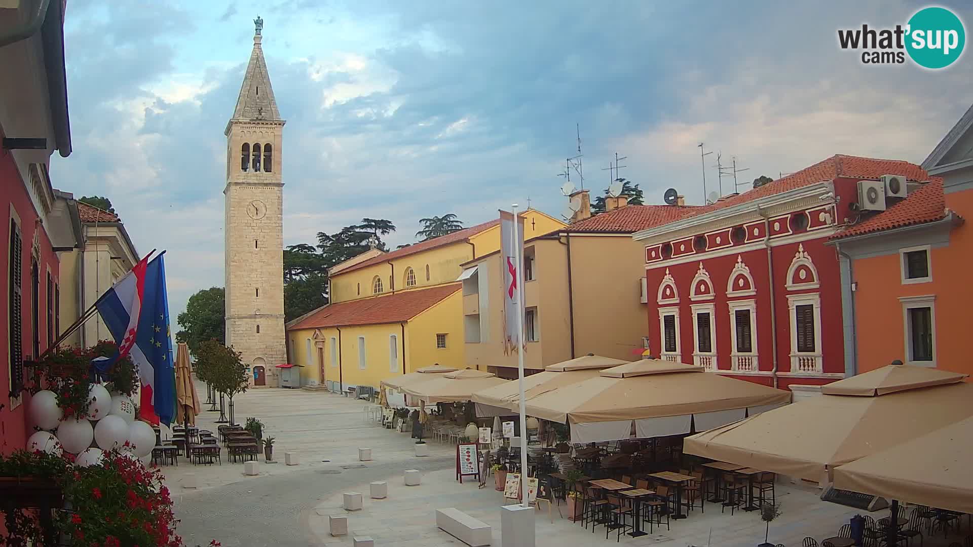 Live Webcam Novigrad – Veliki Trg (gran plaza) – Piazza Grande