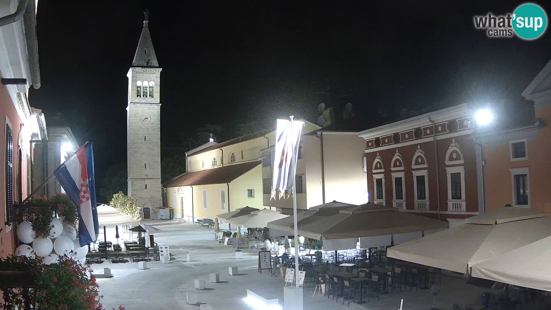 Live webcam Novigrad – Veliki Trg / Piazza Grande – Istria – Croatien