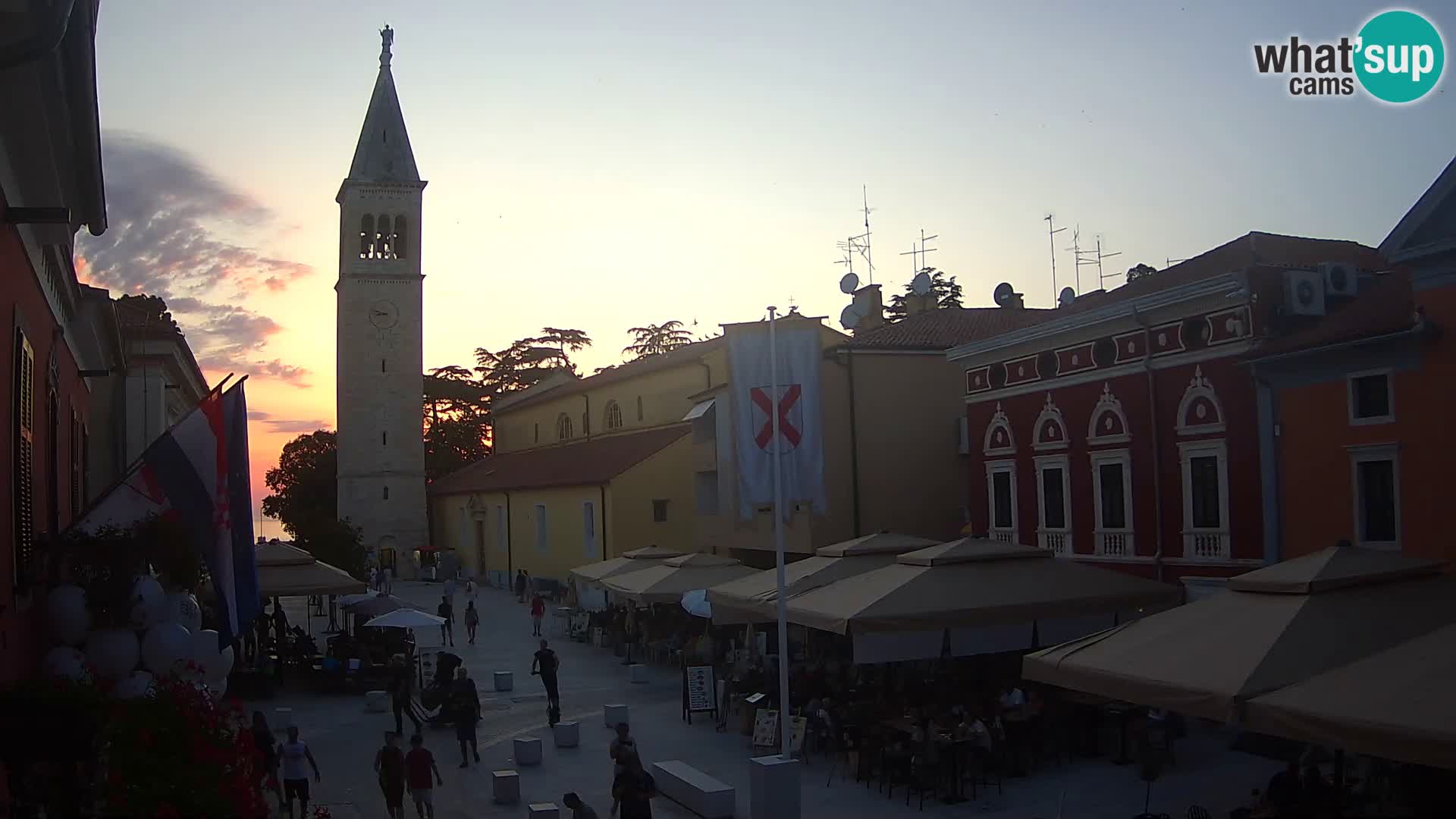 Live webcam Novigrad – Veliki Trg (grande place) – Piazza Grande