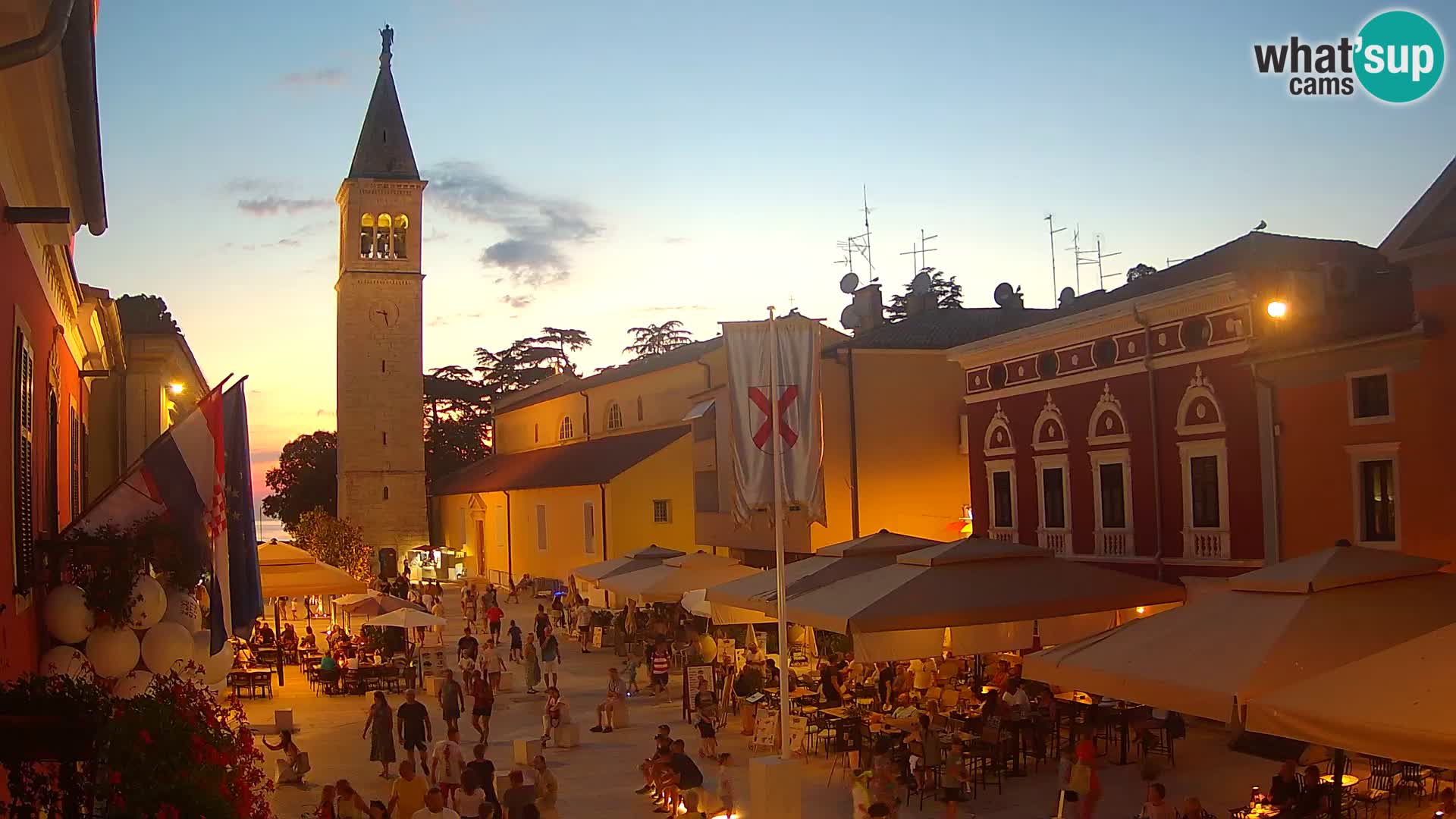LIVE Webcam Cittanova / Novigrad – Piazza Grande – Istria