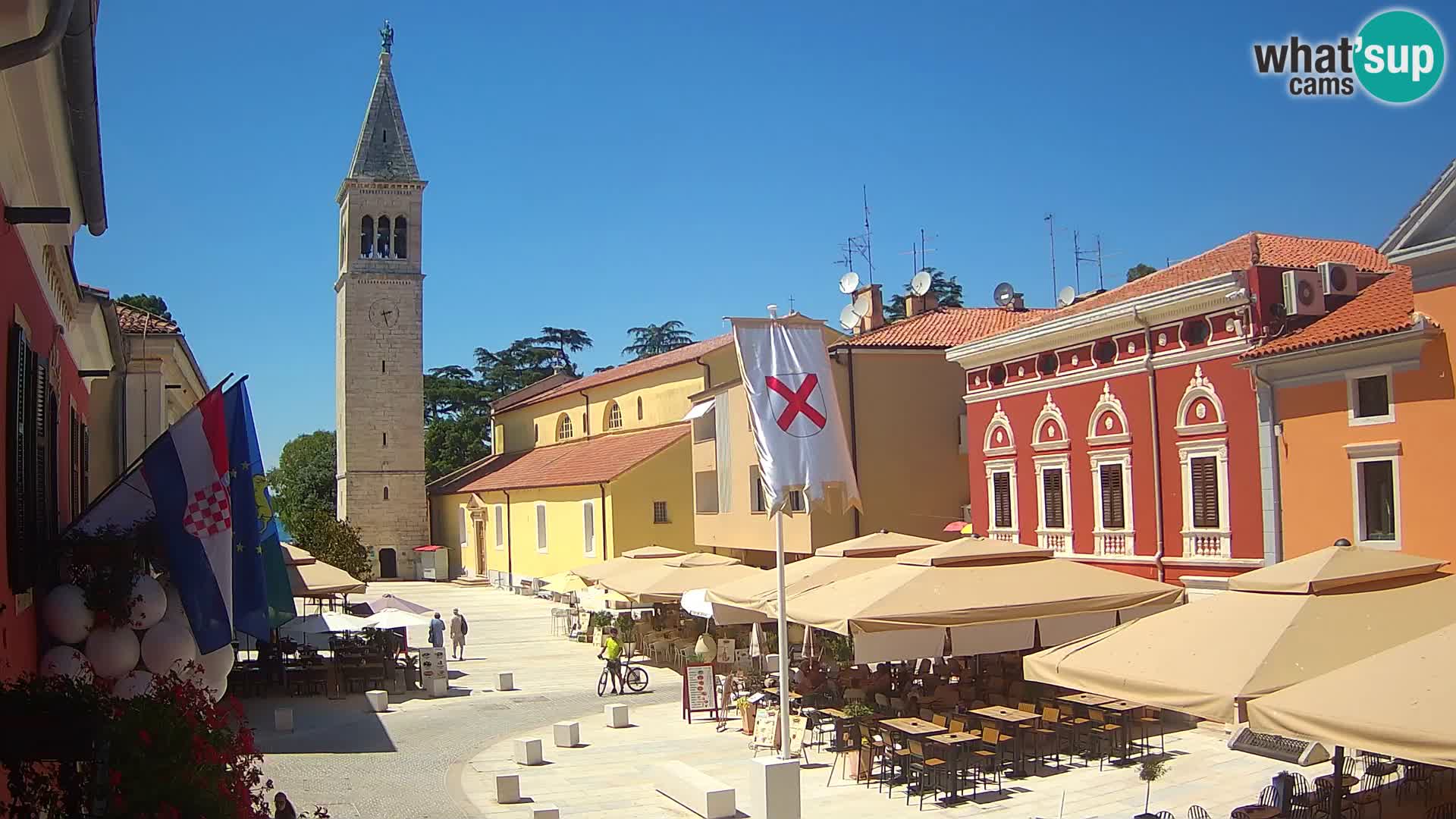 Novigrad Webcam – Veliki Trg (großen Platz) – Istrien – Kroatien
