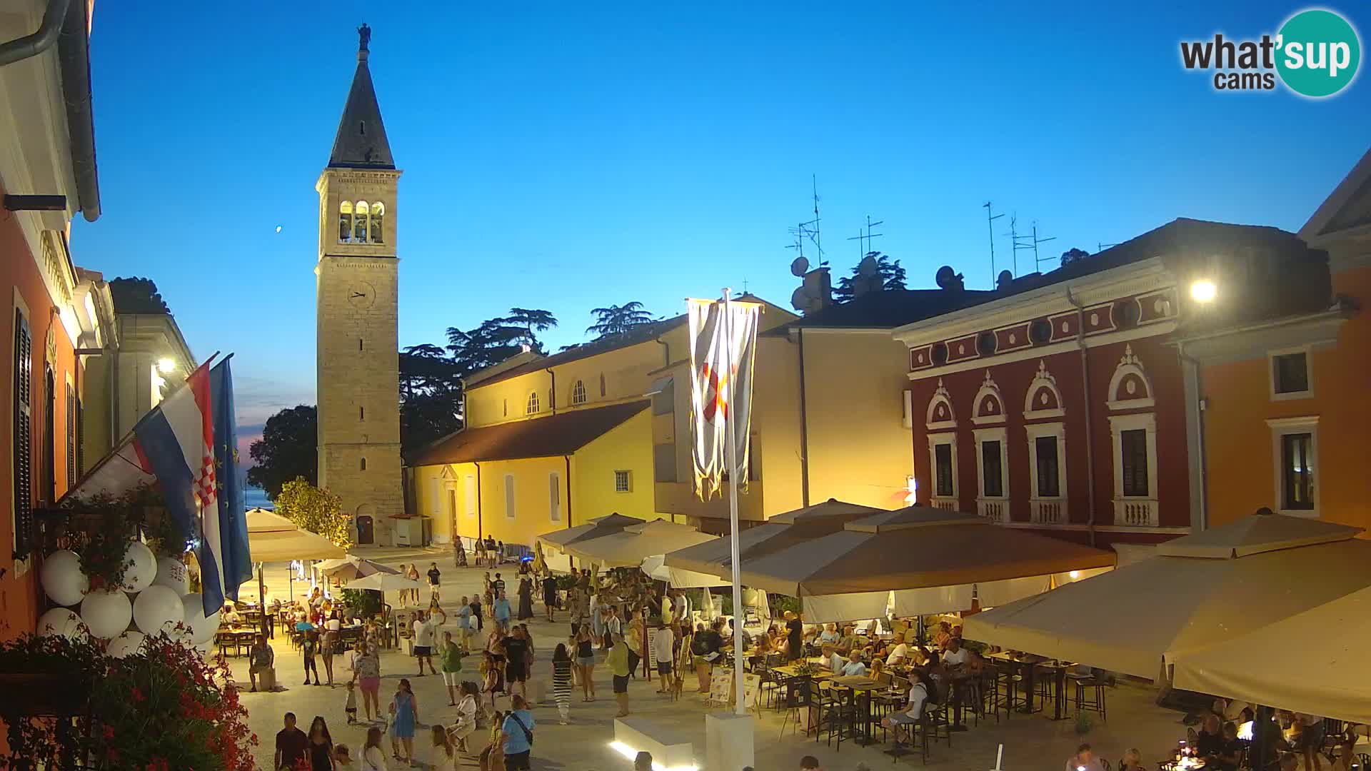 Live Webcam Novigrad – Veliki Trg (gran plaza) – Piazza Grande