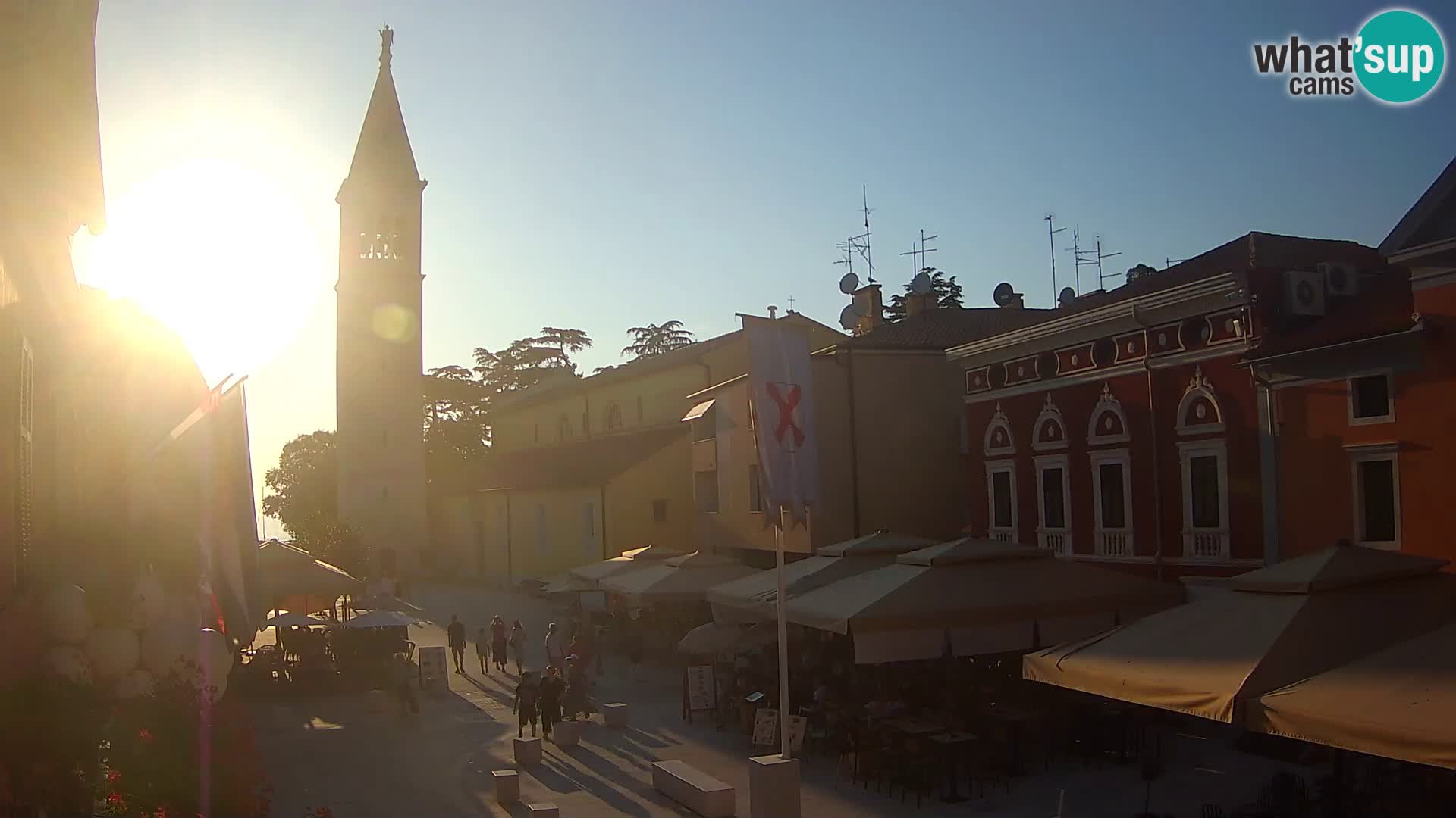 Live webcam Novigrad – Veliki Trg / Piazza Grande – Istria – Croatien