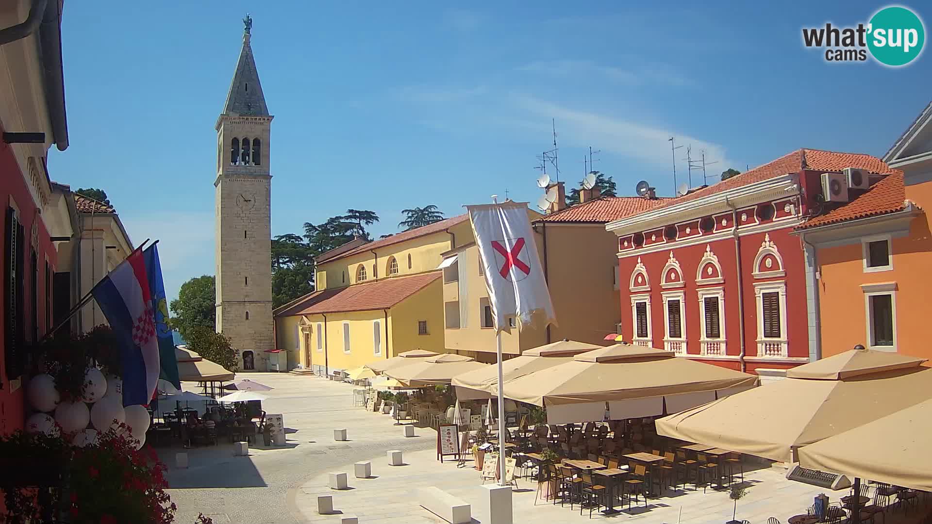 Novigrad Webcam – Veliki Trg (großen Platz) – Istrien – Kroatien