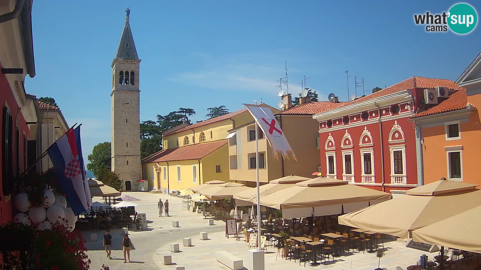 LIVE Webcam Cittanova / Novigrad – Piazza Grande – Istria