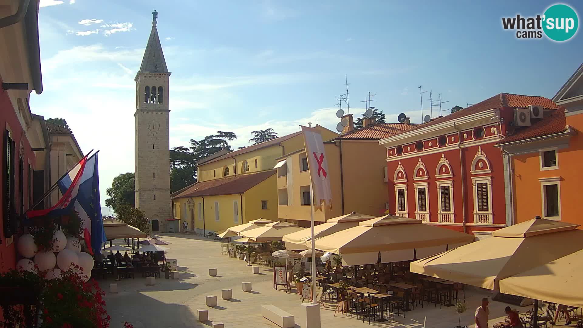 LIVE Webcam Cittanova / Novigrad – Piazza Grande – Istria